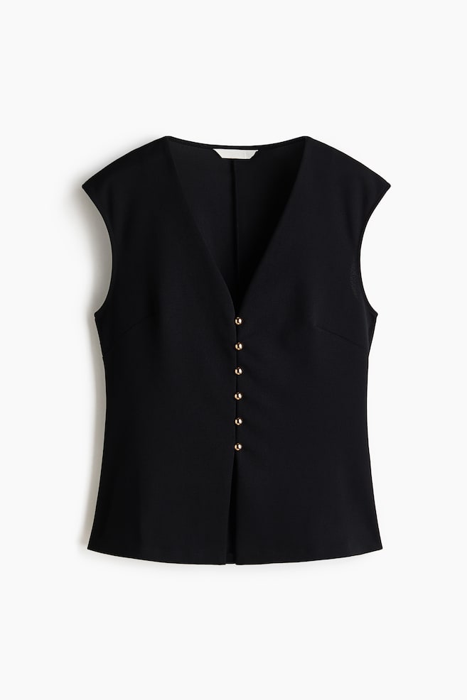 Interlock Vest - Black - 1