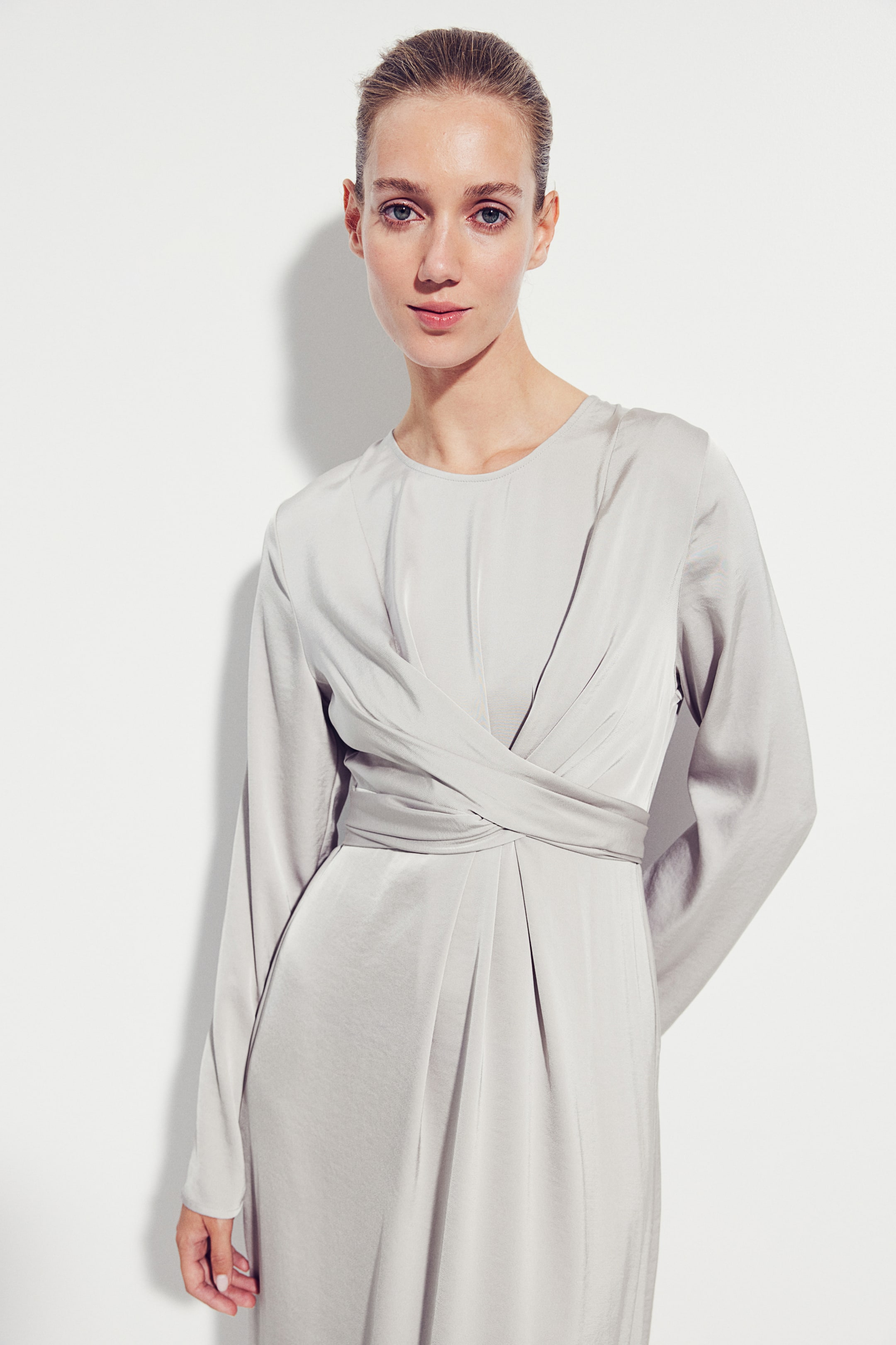 MAMA Robe d'allaitement en satin