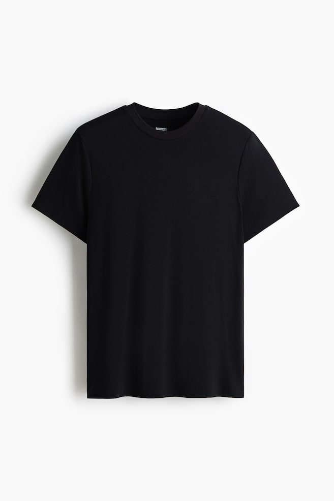 Camiseta Warming Regular Fit - Negro/Blanco - 1