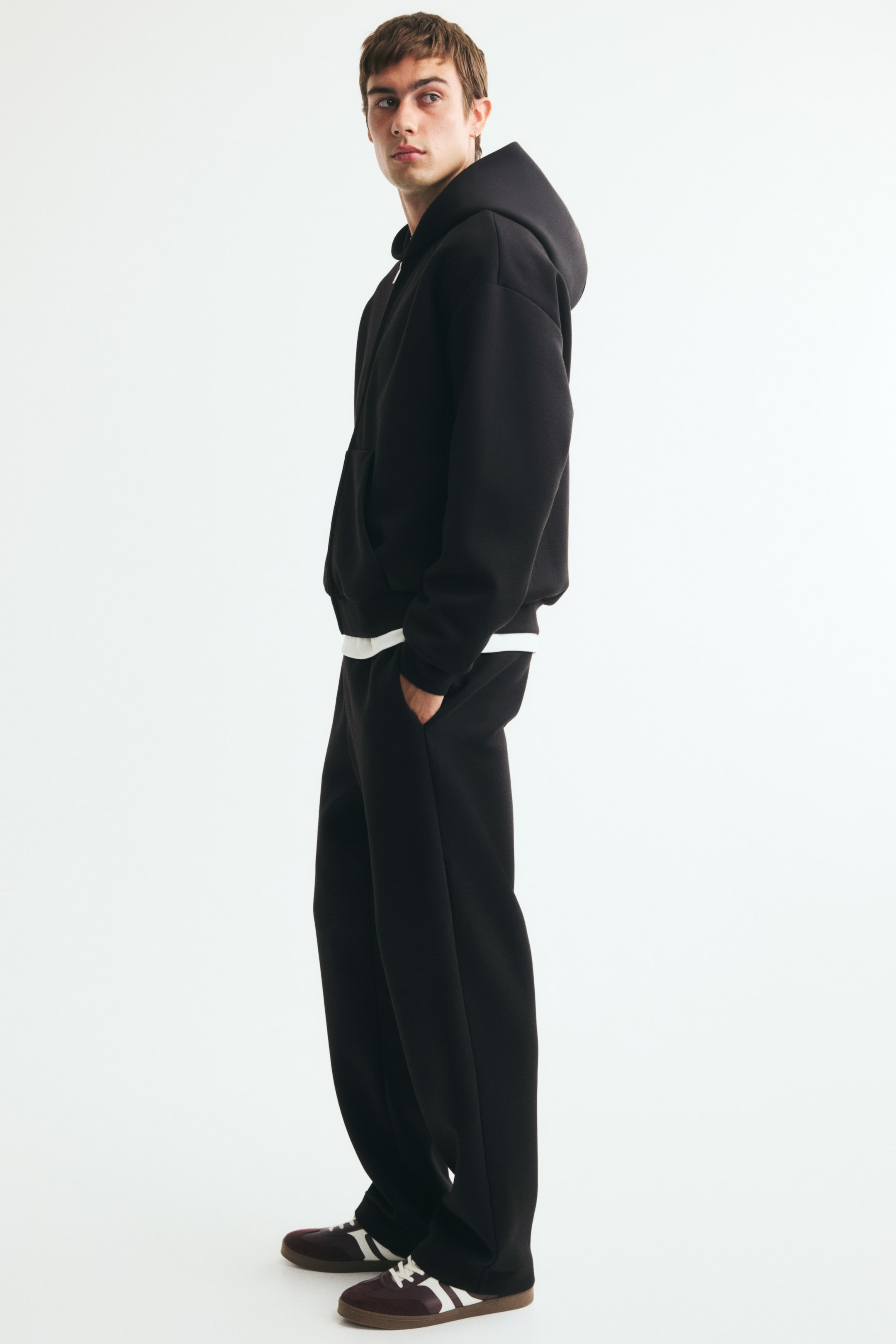 Relaxed-Fit Interlock Sweatpants