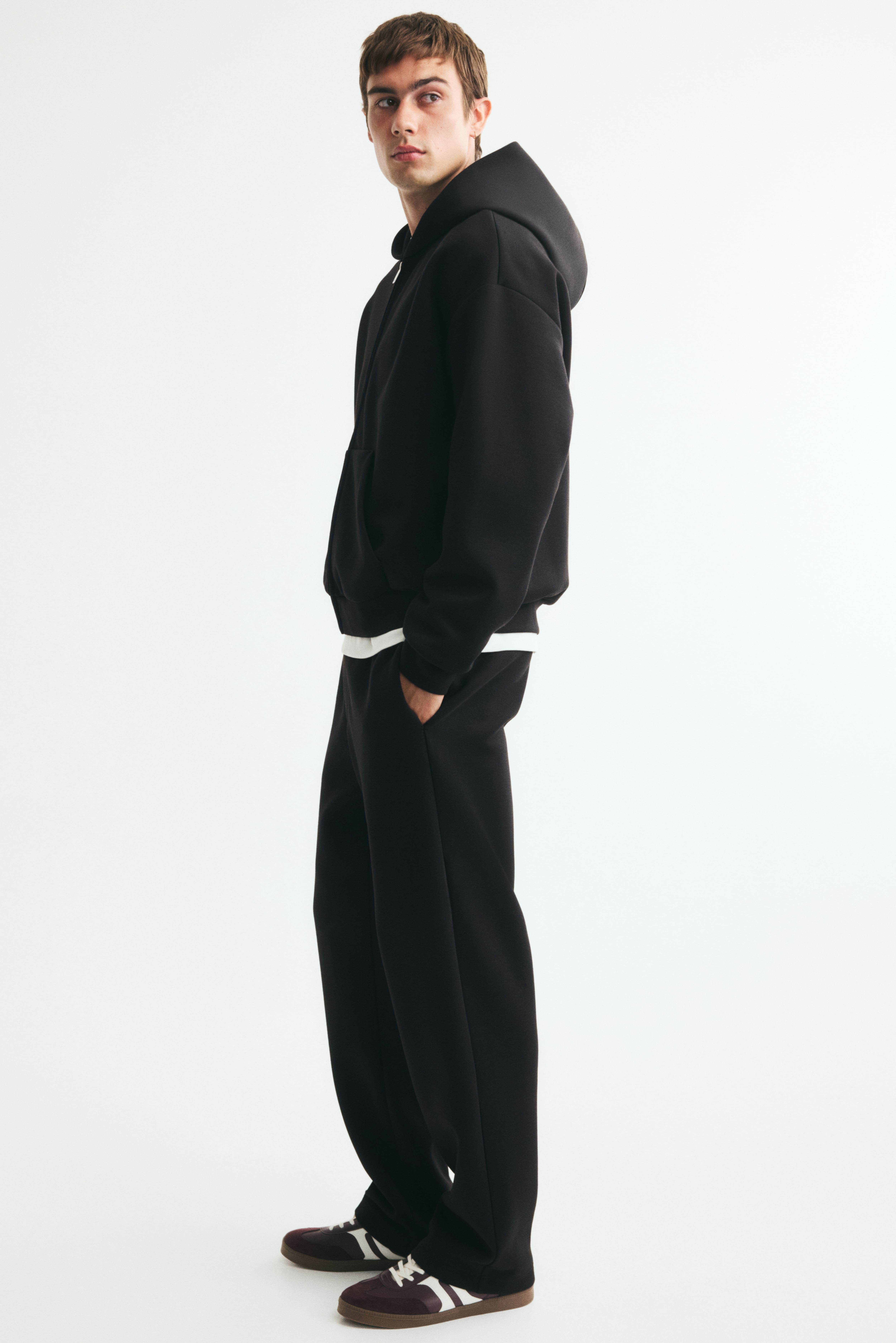 Relaxed-Fit Interlock Sweatpants