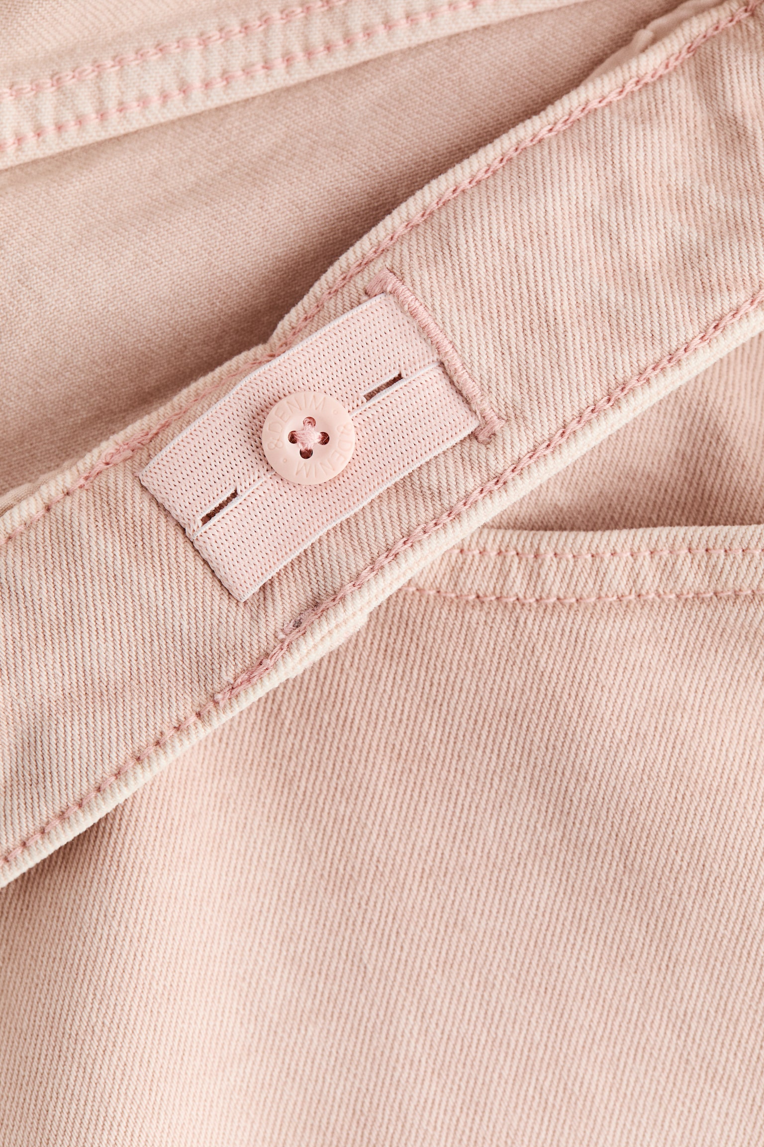 MAMA Before & After wide jeans - ורוד פודרה/כחול ג'ינס בהיר/אפור כהה - 5