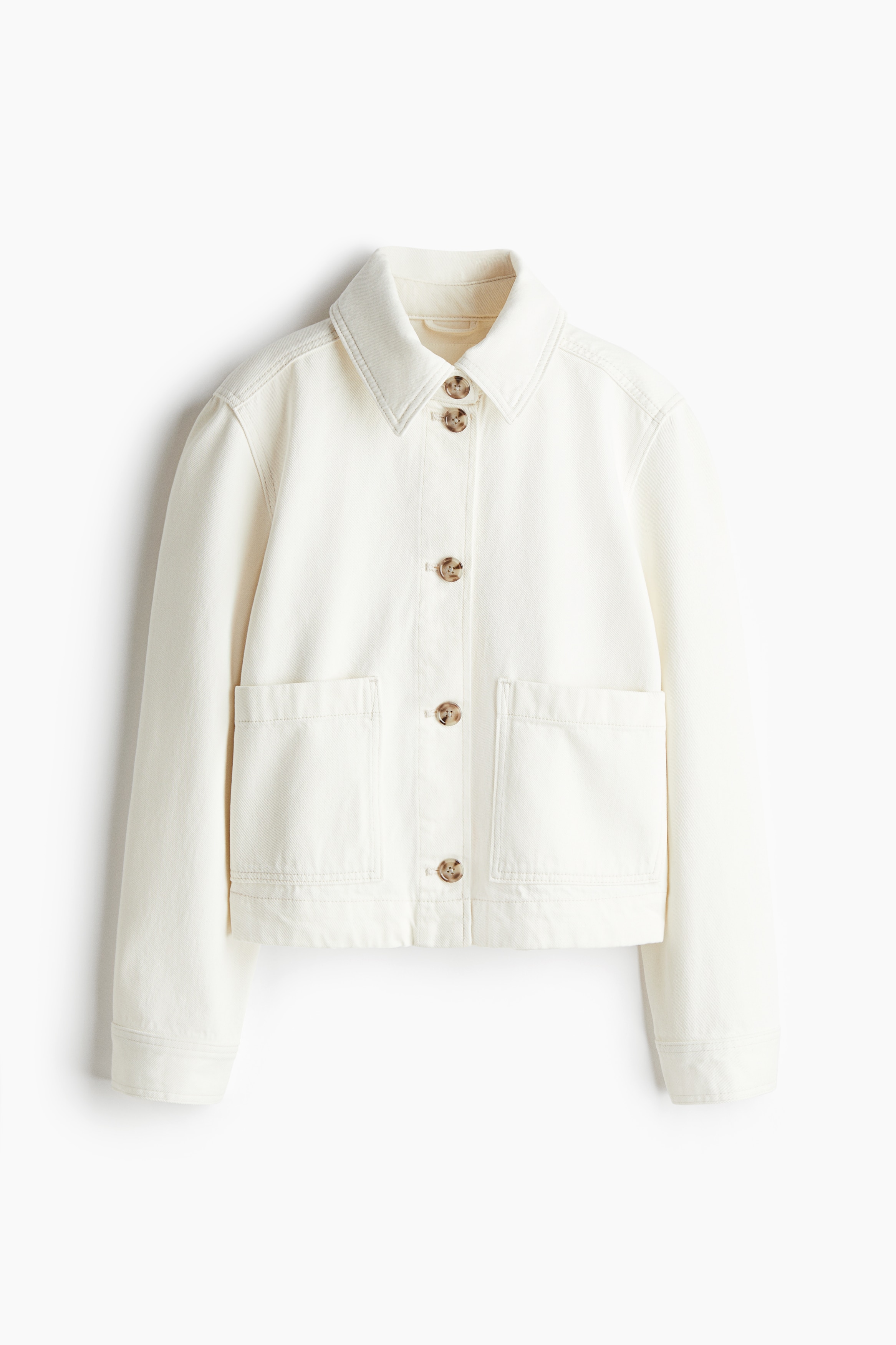 데님 재킷 - 화이트/데님 블루