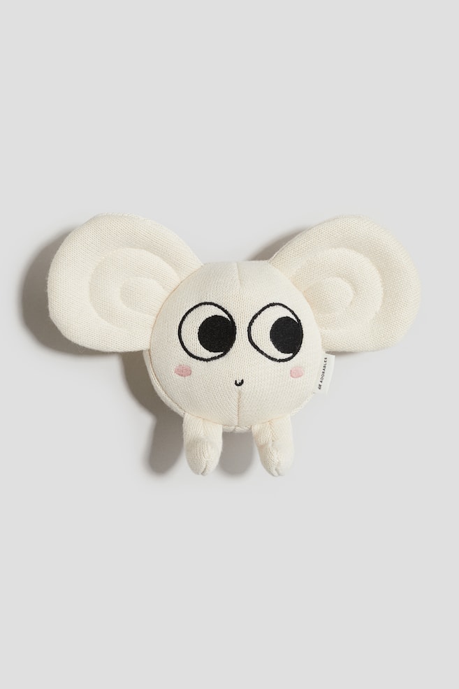 Peluche en maille de coton - Beige clair - 1