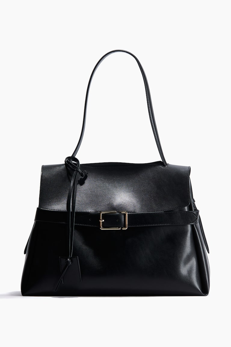 Cuir Sac Ã Main H Et M Sac Shopping Noir FEMME H&M FR