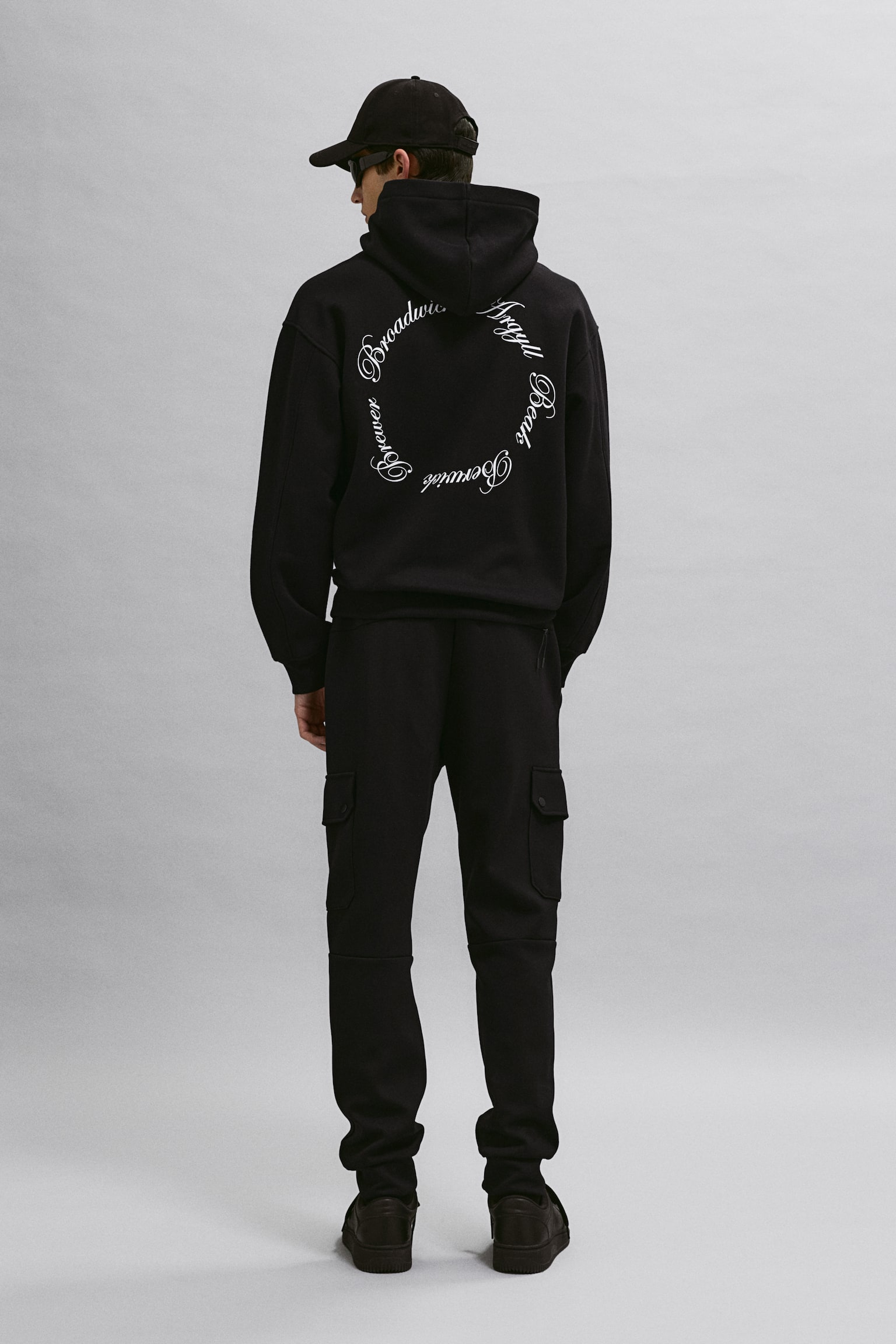 Loose Fit Printed hoodie - Black/Soho Heights/White/Black/Dark grey/Soho/Cream - 7