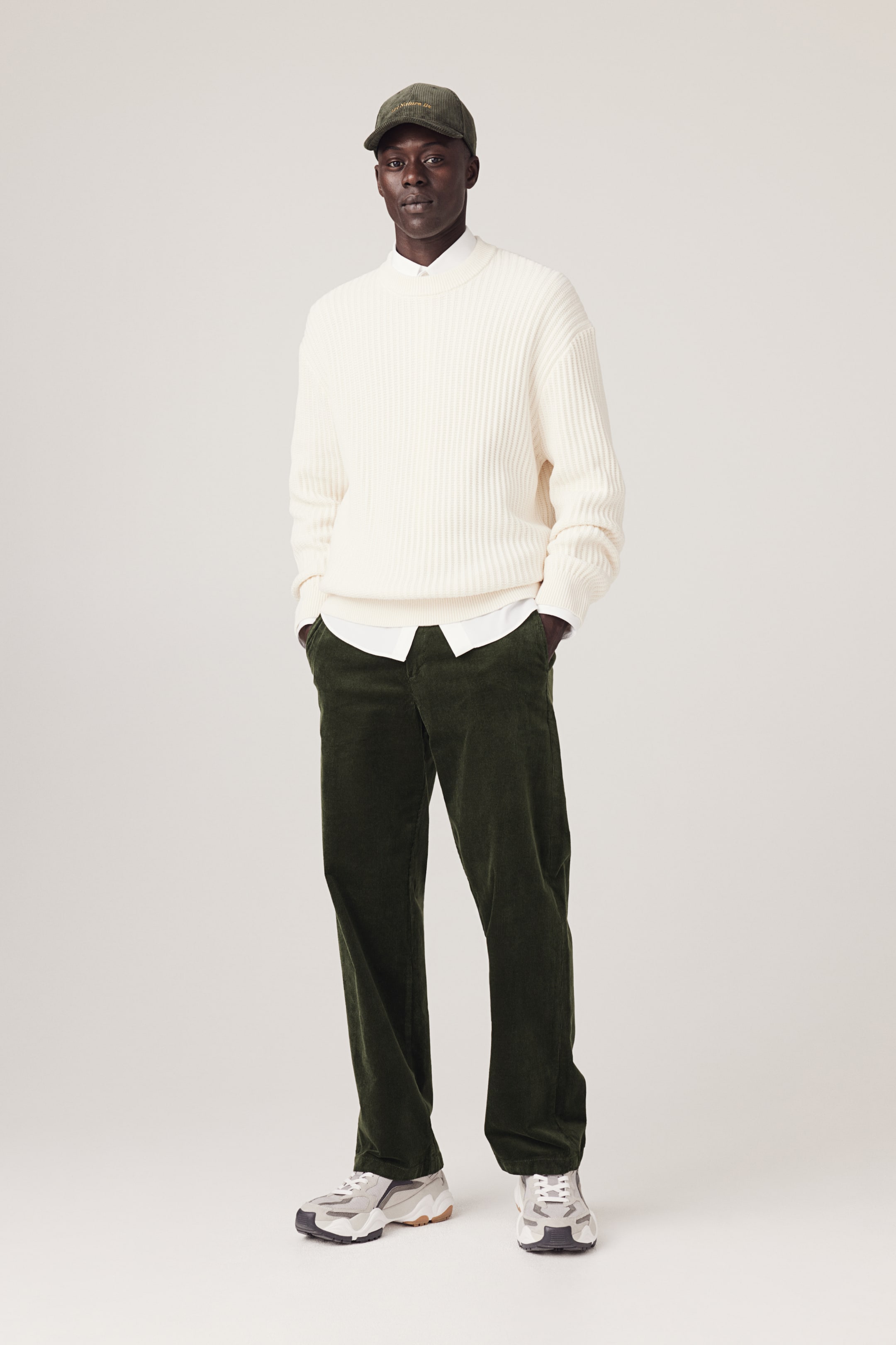 Relaxed Fit Corduroy Pants