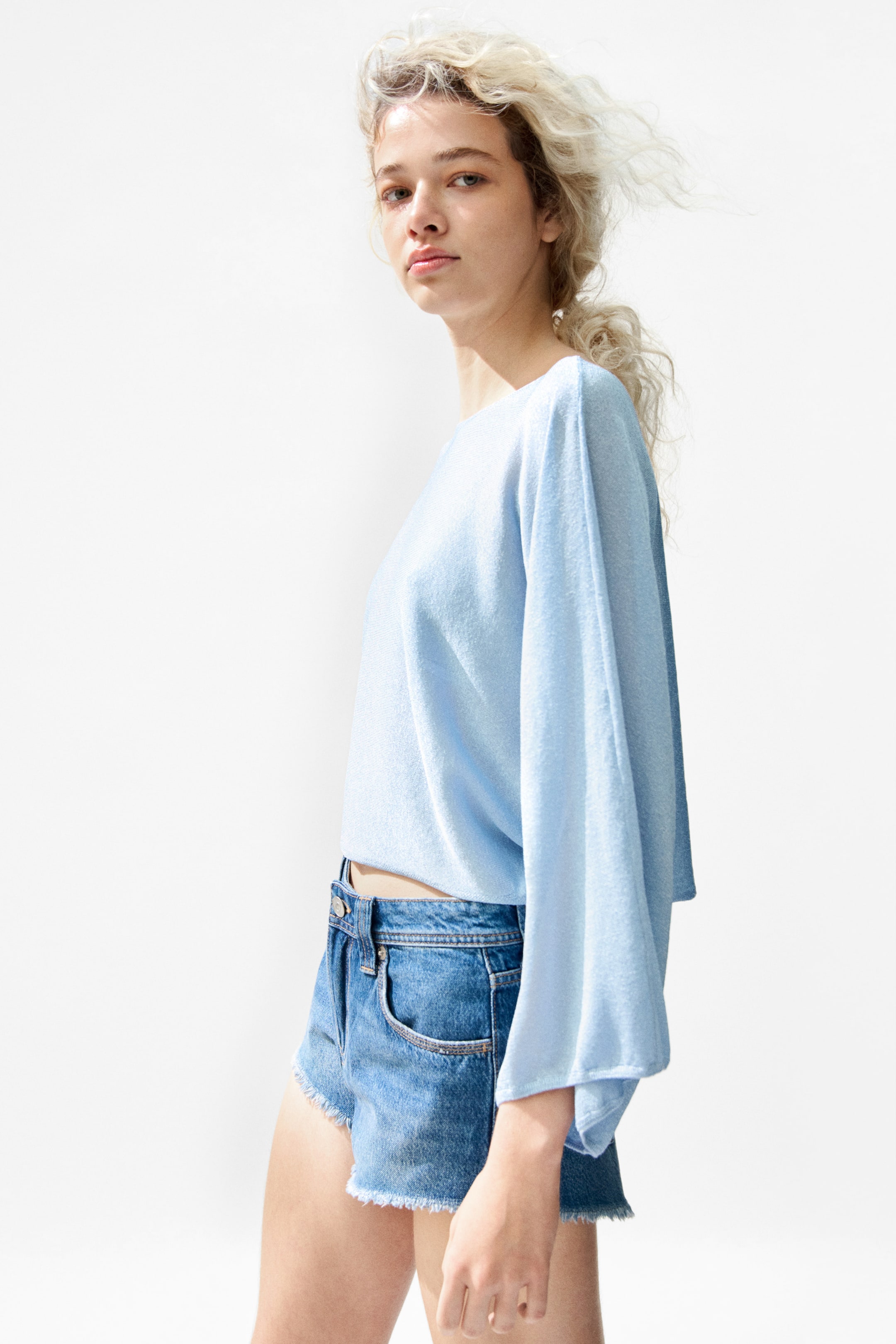 Shimmery Cape Top