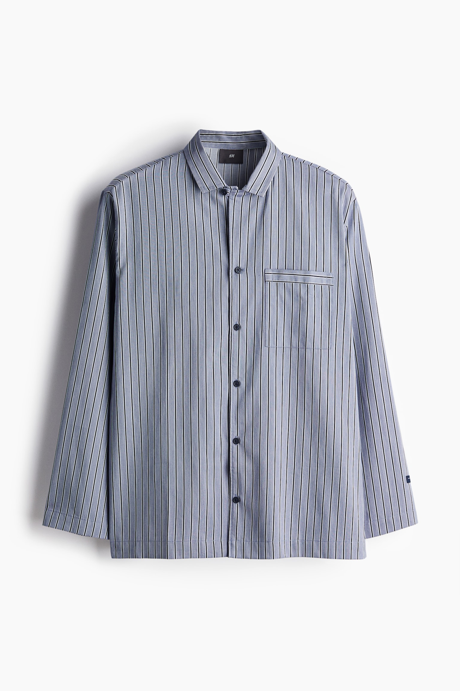 Relaxed Fit Pyjamas - Light blue/Pinstriped/White/Red striped - 3