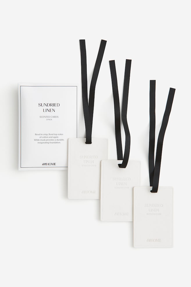 3er-Pack Duftkarten - Sundried Linen/Sublime Patchouli/Velvet Pistachio/Cedarwood Zen/Yuzu Blossom - 1
