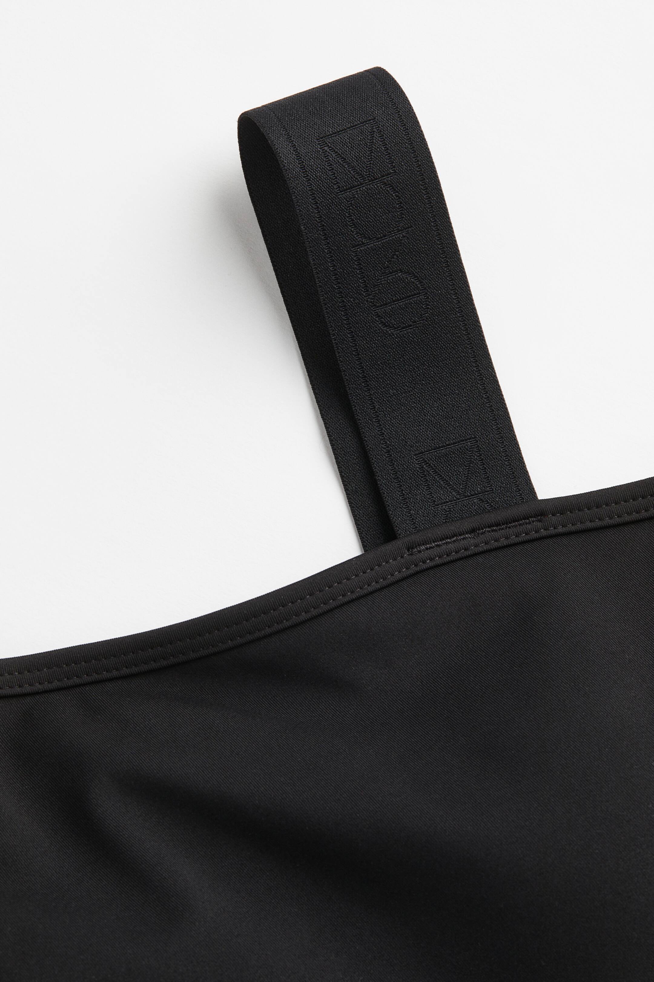 View larger image: DryMove™ Medium Support Sports bra - Black - Ladies | H&M HK 2