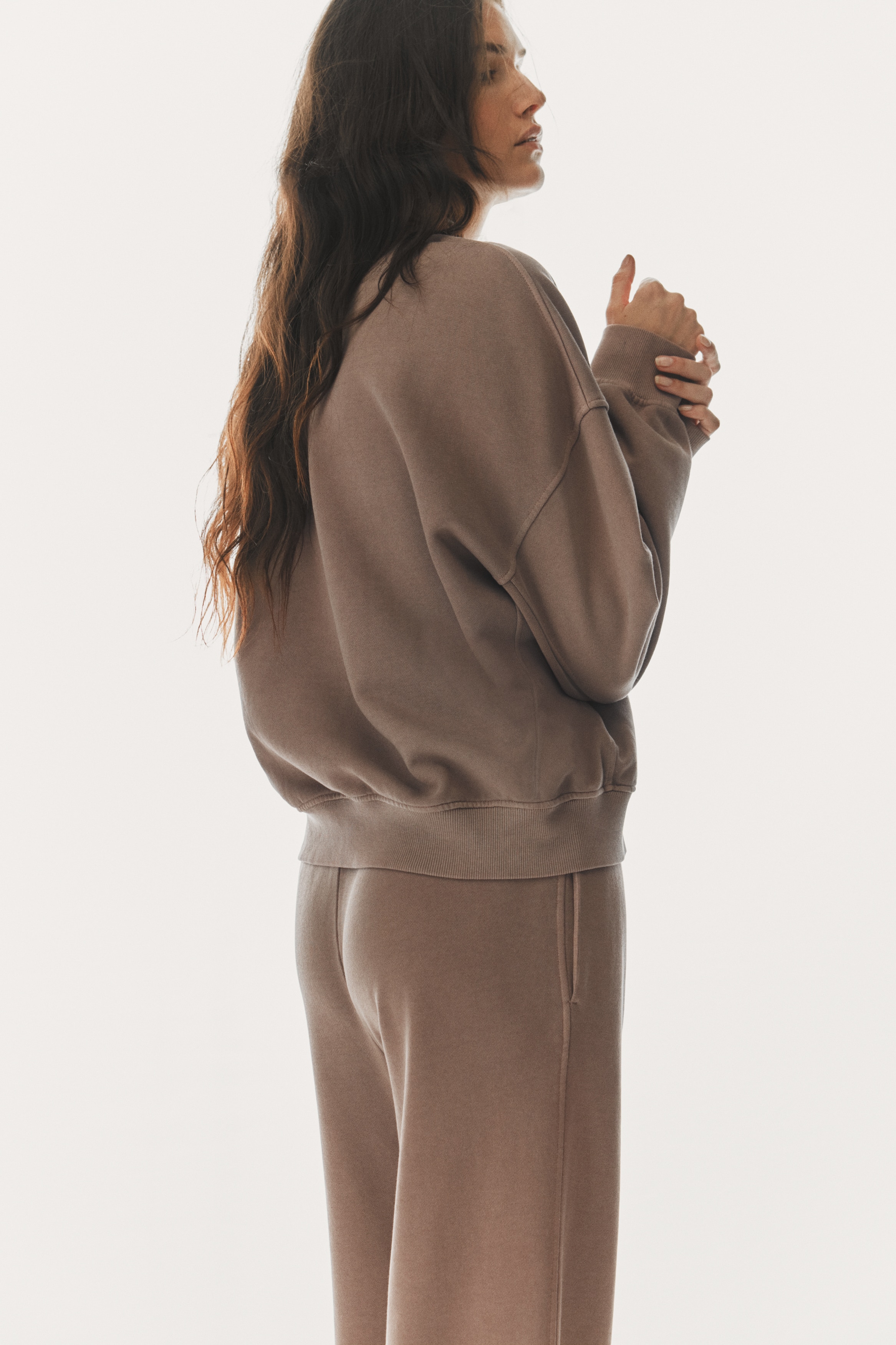 Washed-look sweatpants