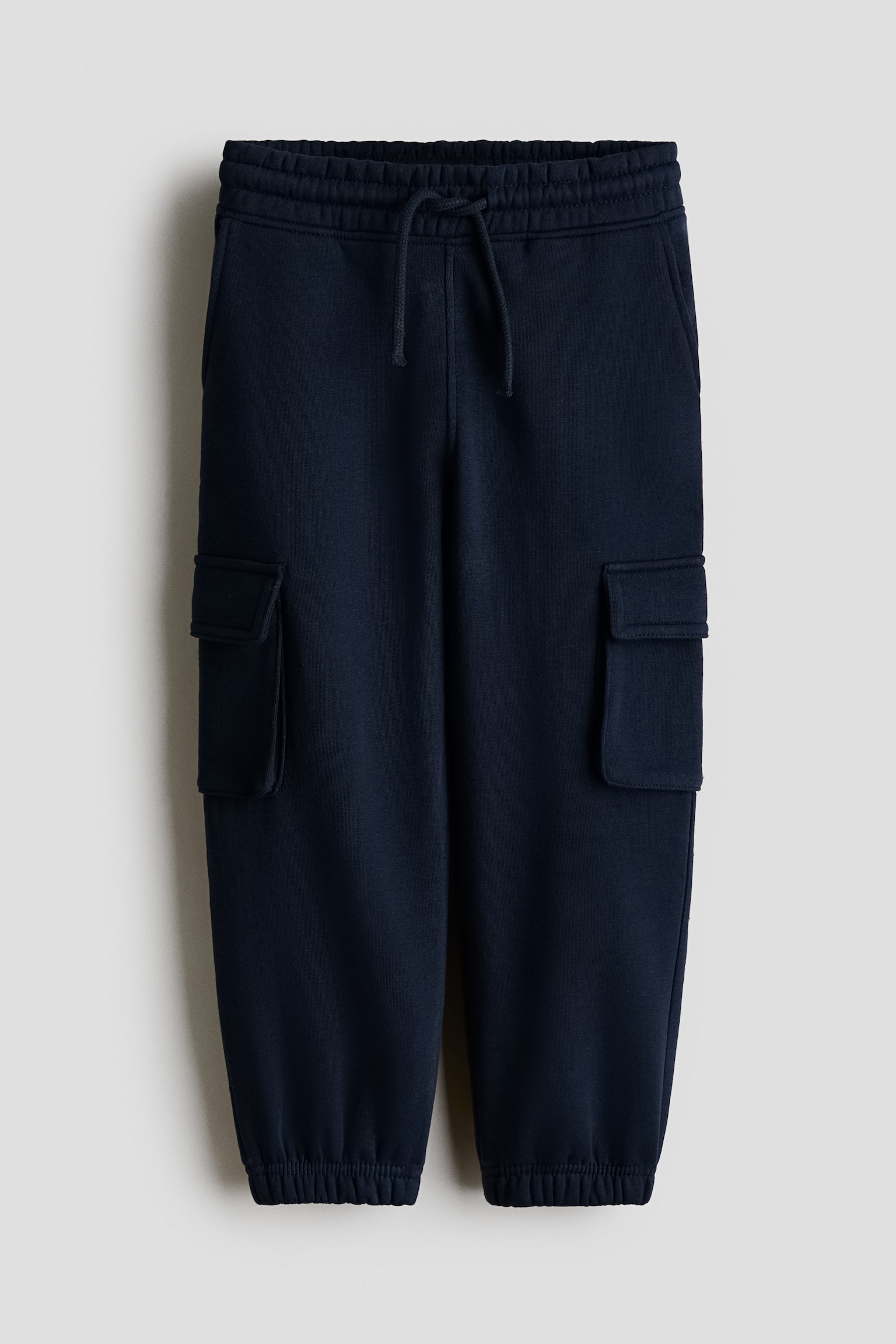Pantalon jogger cargo à l'intérieur brossé - Bleu marine/Noir/Vert kaki