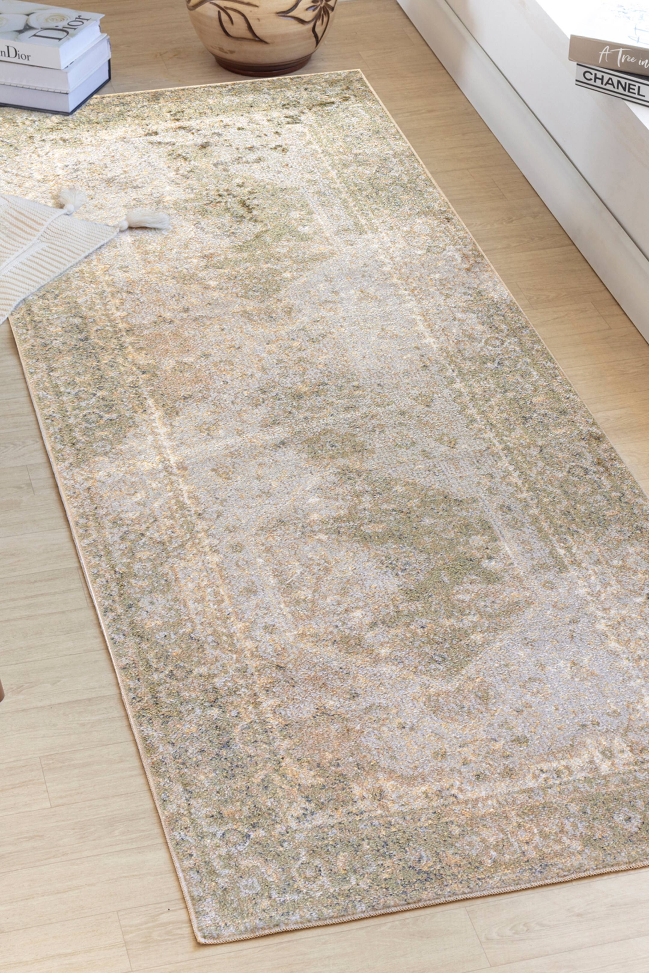 View larger image: Lillian Washable Traditional Vintage Boho Rug - Brown - Livabliss - Home All | H&M GB 1