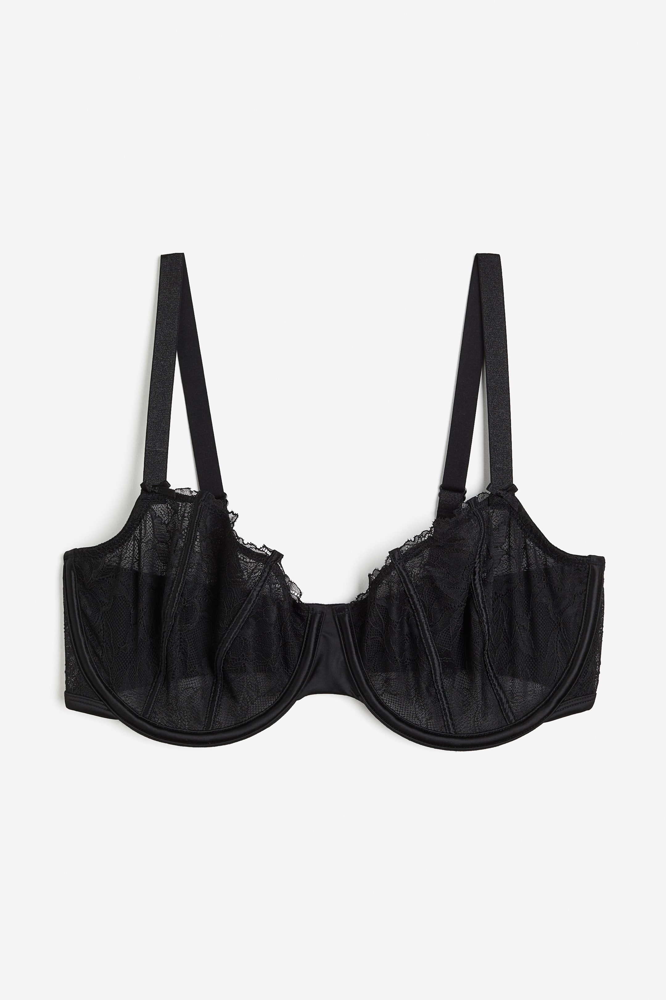 Non-padded Underwire Lace Bra