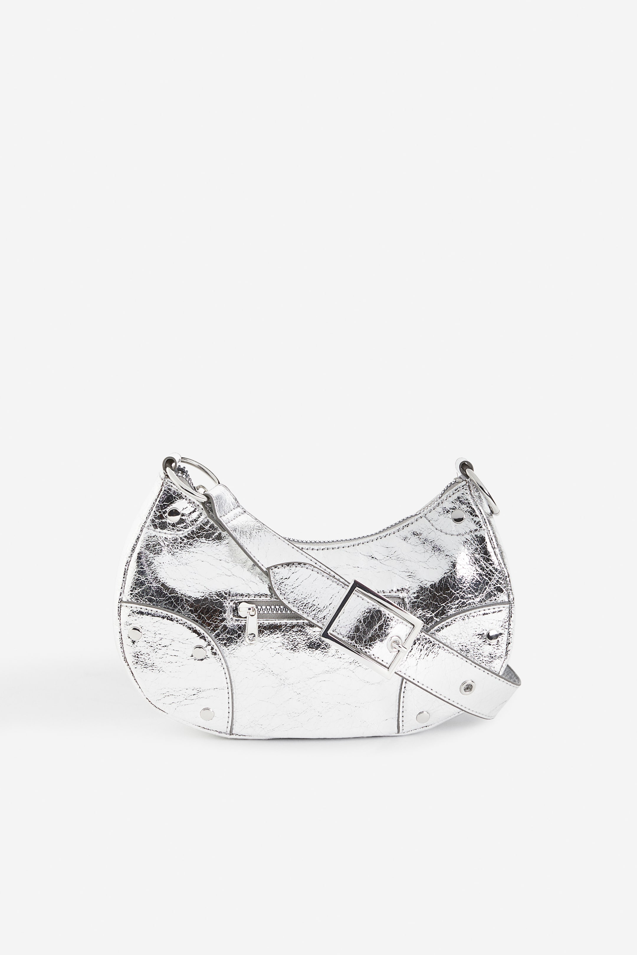 View larger image: Small shoulder bag - Silver-coloured - Ladies | H&M HK 1