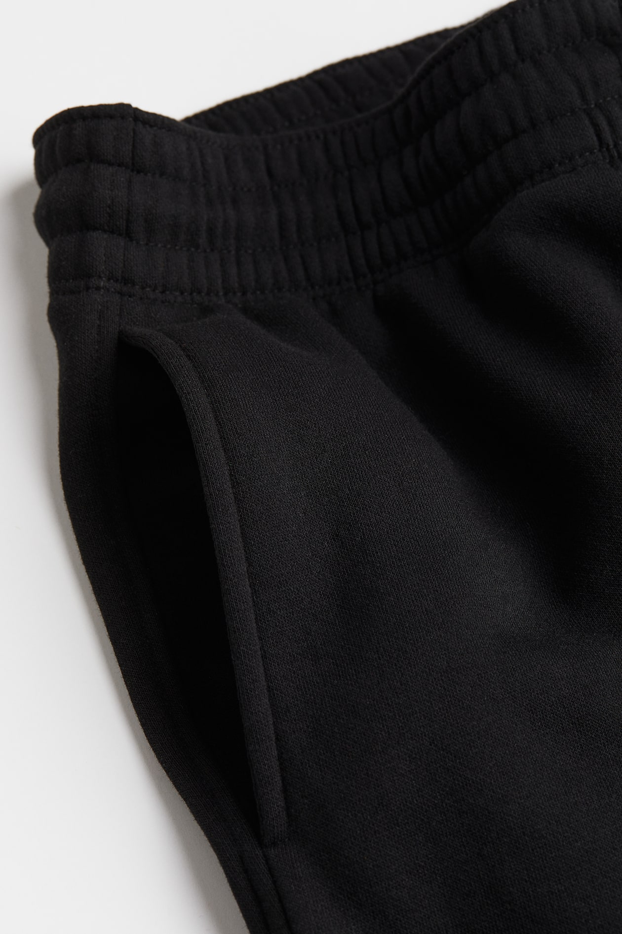 Cotton-blend sweatpants - High waist - Long - Black - Ladies | H&M GB