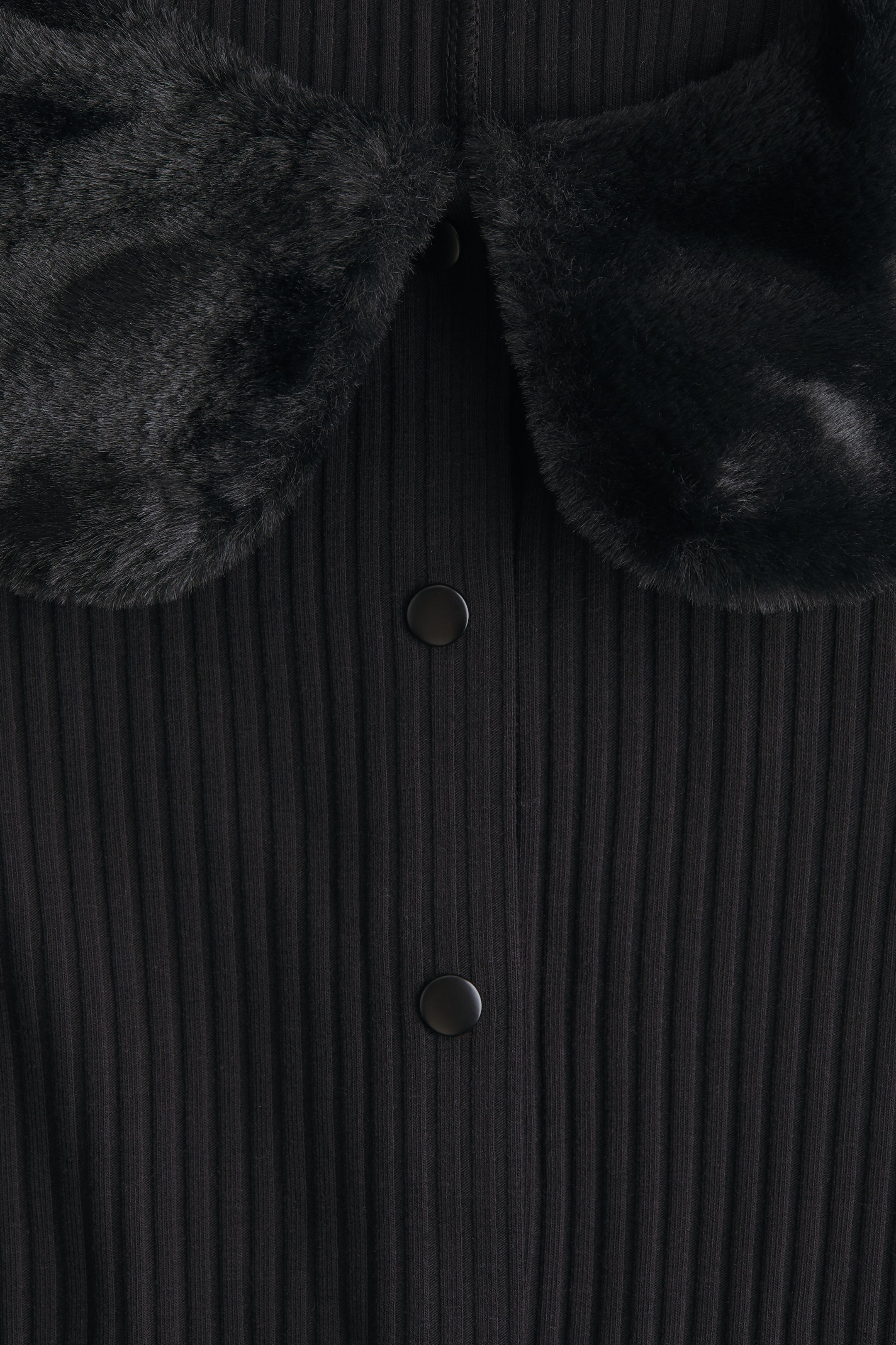 View larger image: Collared cardigan - Black - Ladies | H&M 6