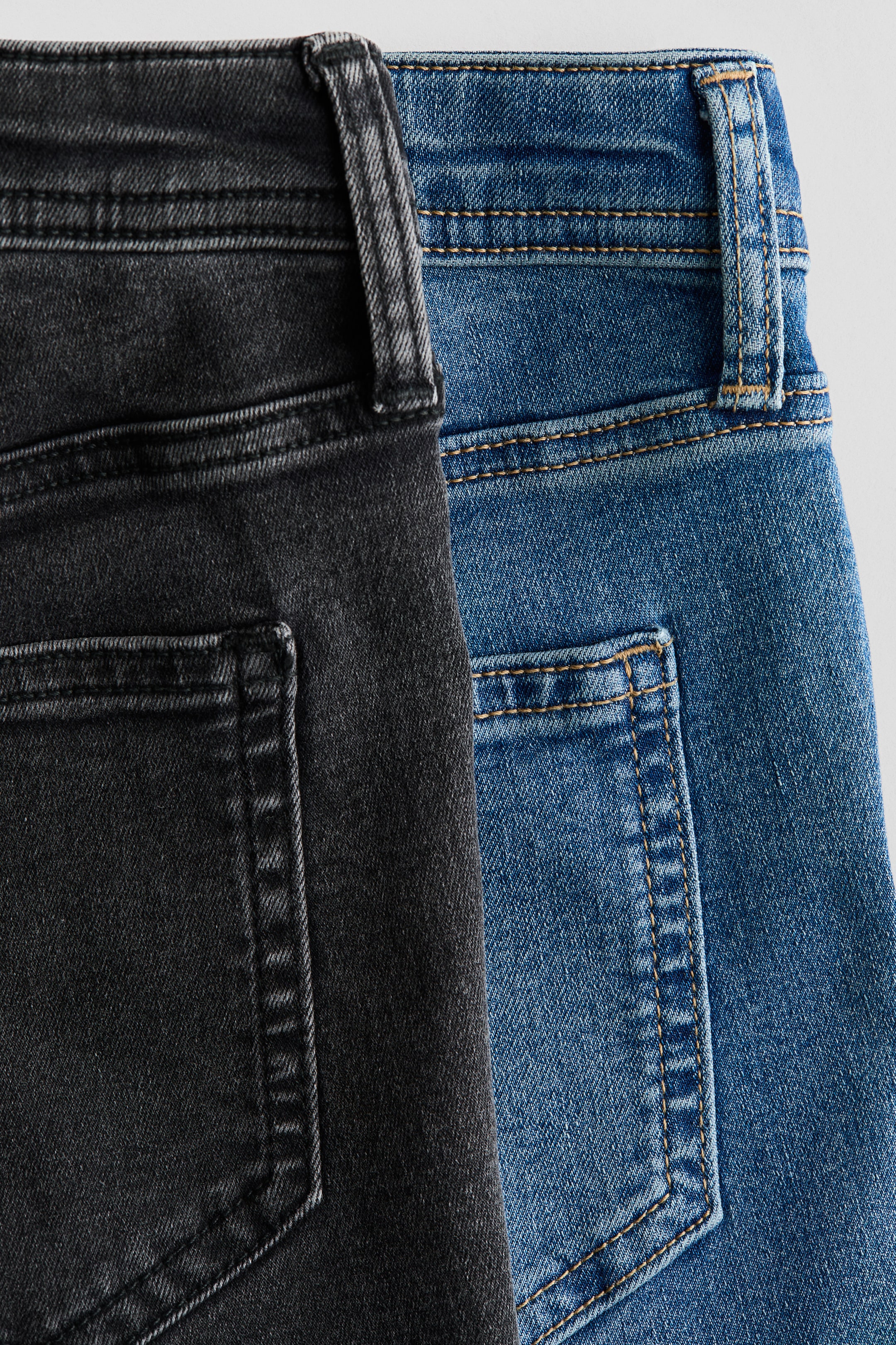 2-pack Flared Leg Low Jeans