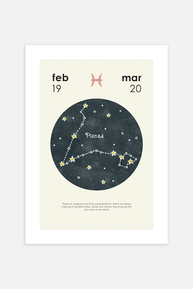 Zodiac Póster - Pisces/Gemini/Virgo/Saggitarius/Leo/Aries/Scorpio/Capricorn/Cancer/Aquarius/Libra - 1