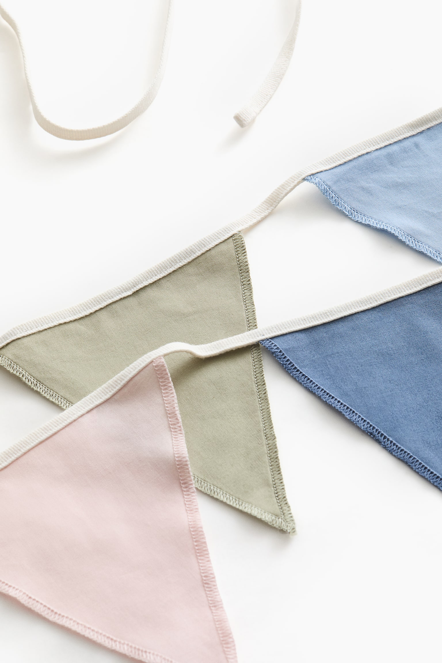 Pennant bunting - Pink/Yellow/Blue/Green - 3