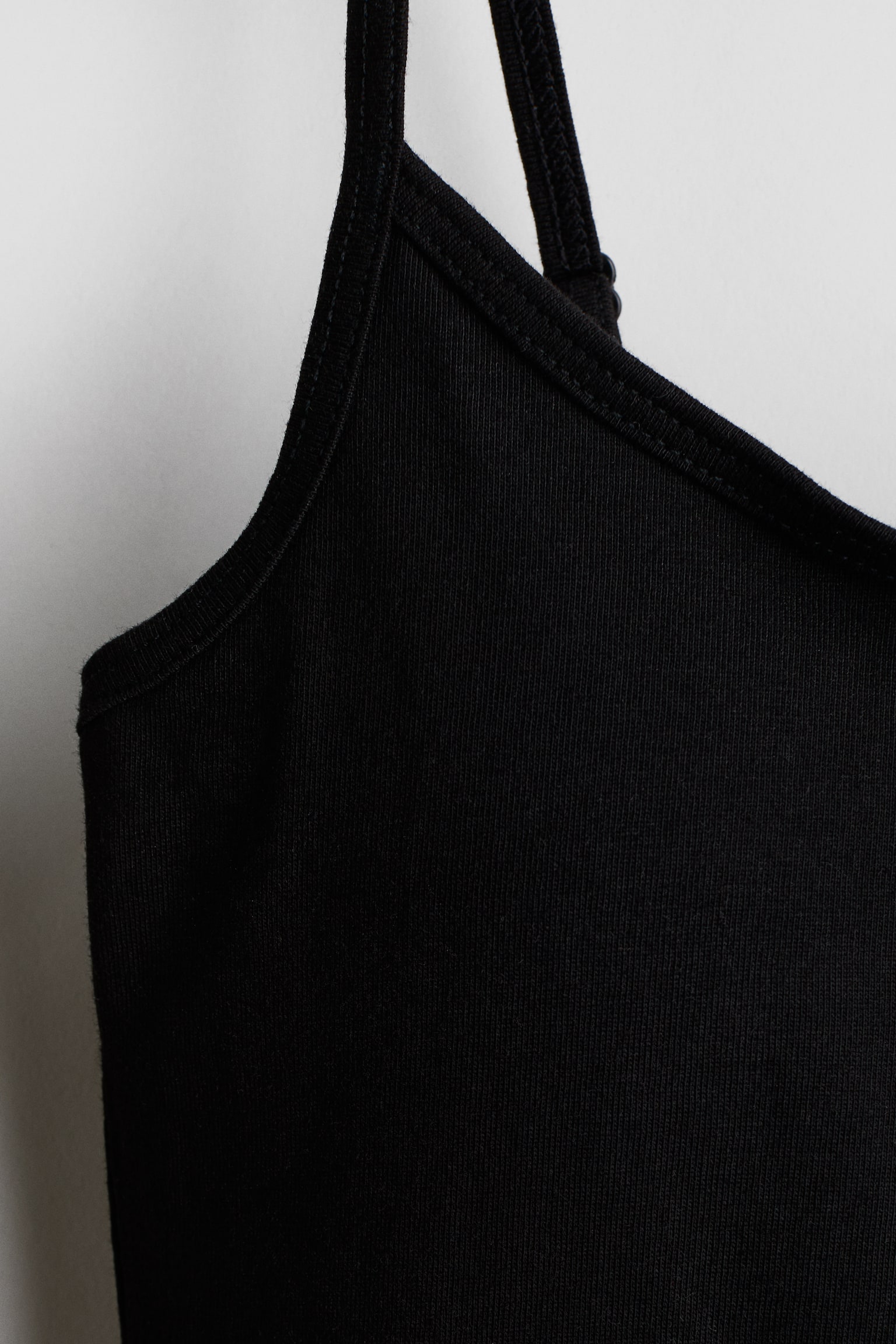 Padded strappy top - Black/White/Pale pink - 2