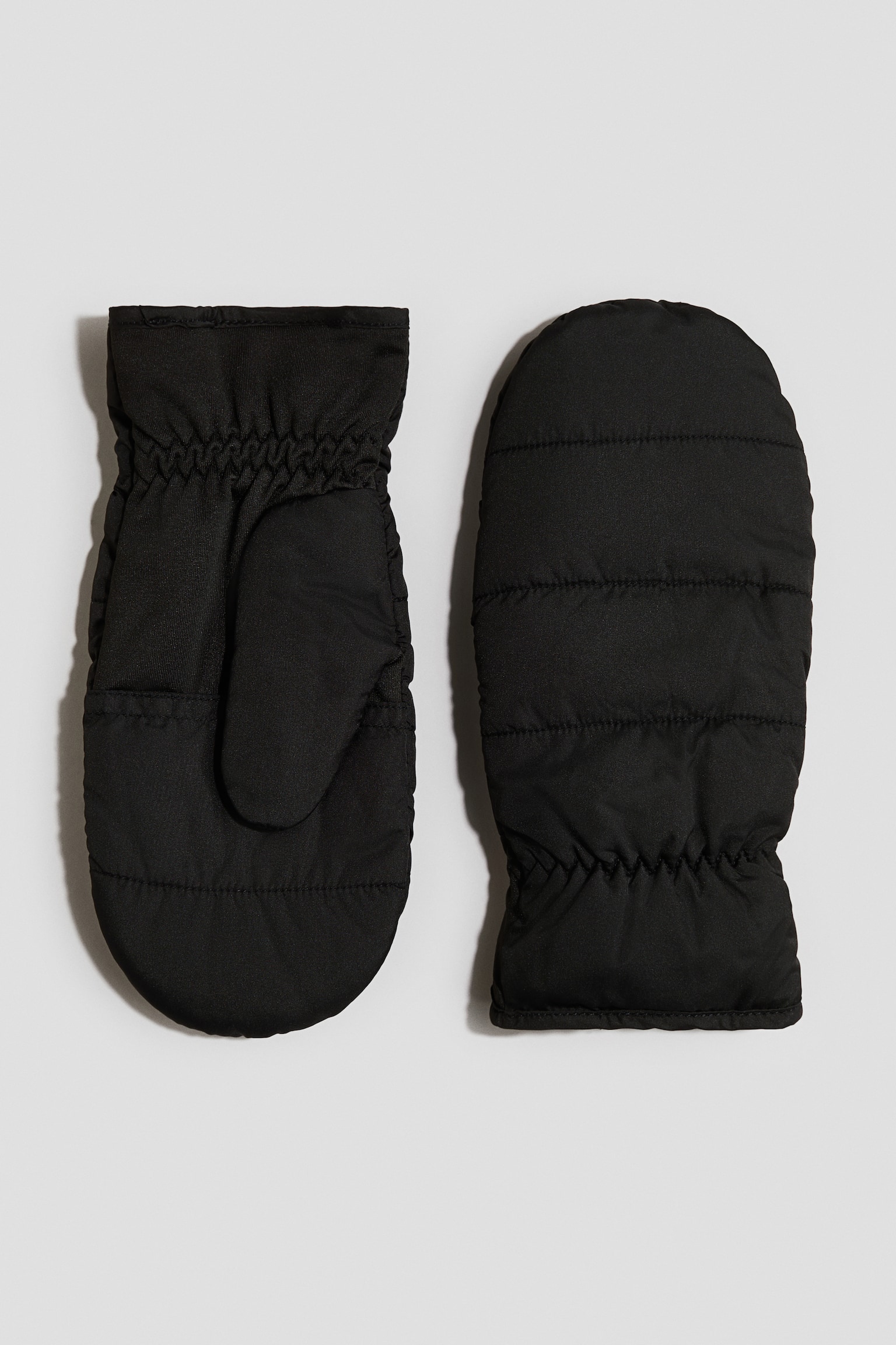 Water-repellent padded mittens - Fekete