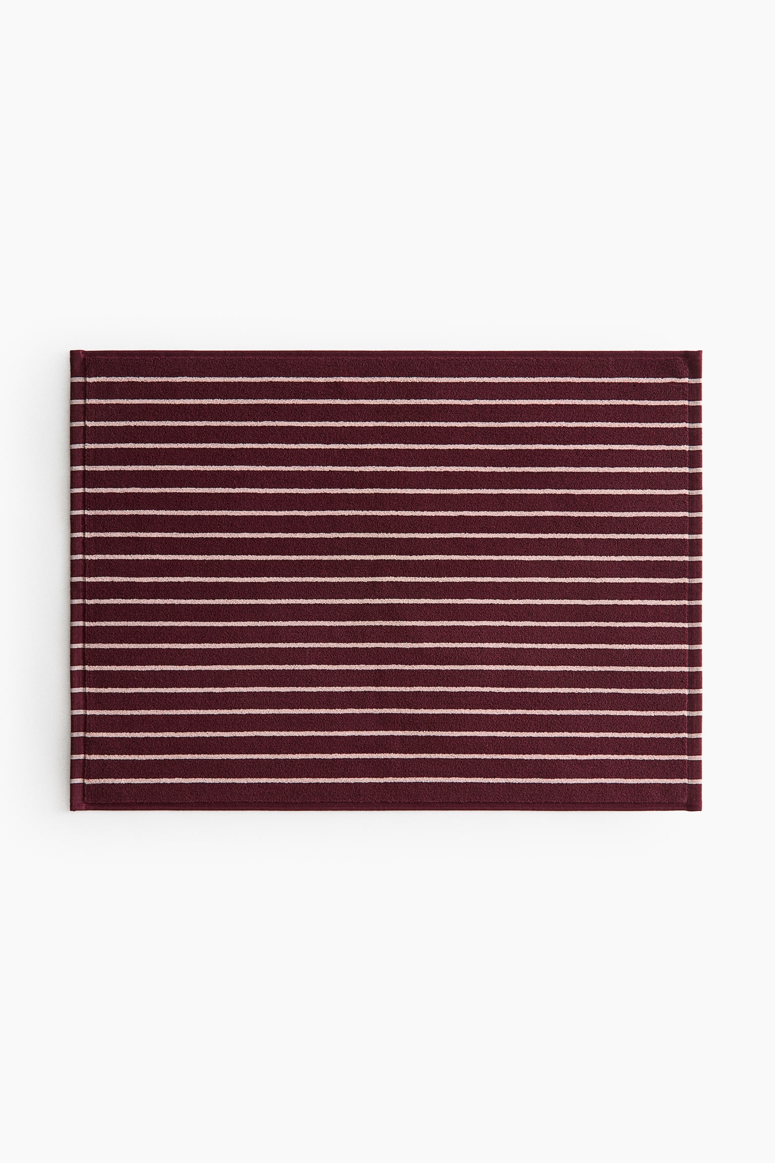 Cotton terry bath mat - Burgundy/Light pink striped/Light blue/Dark red striped/Light pink/Burgundy striped/White/Brown striped/Light grey/Blue striped