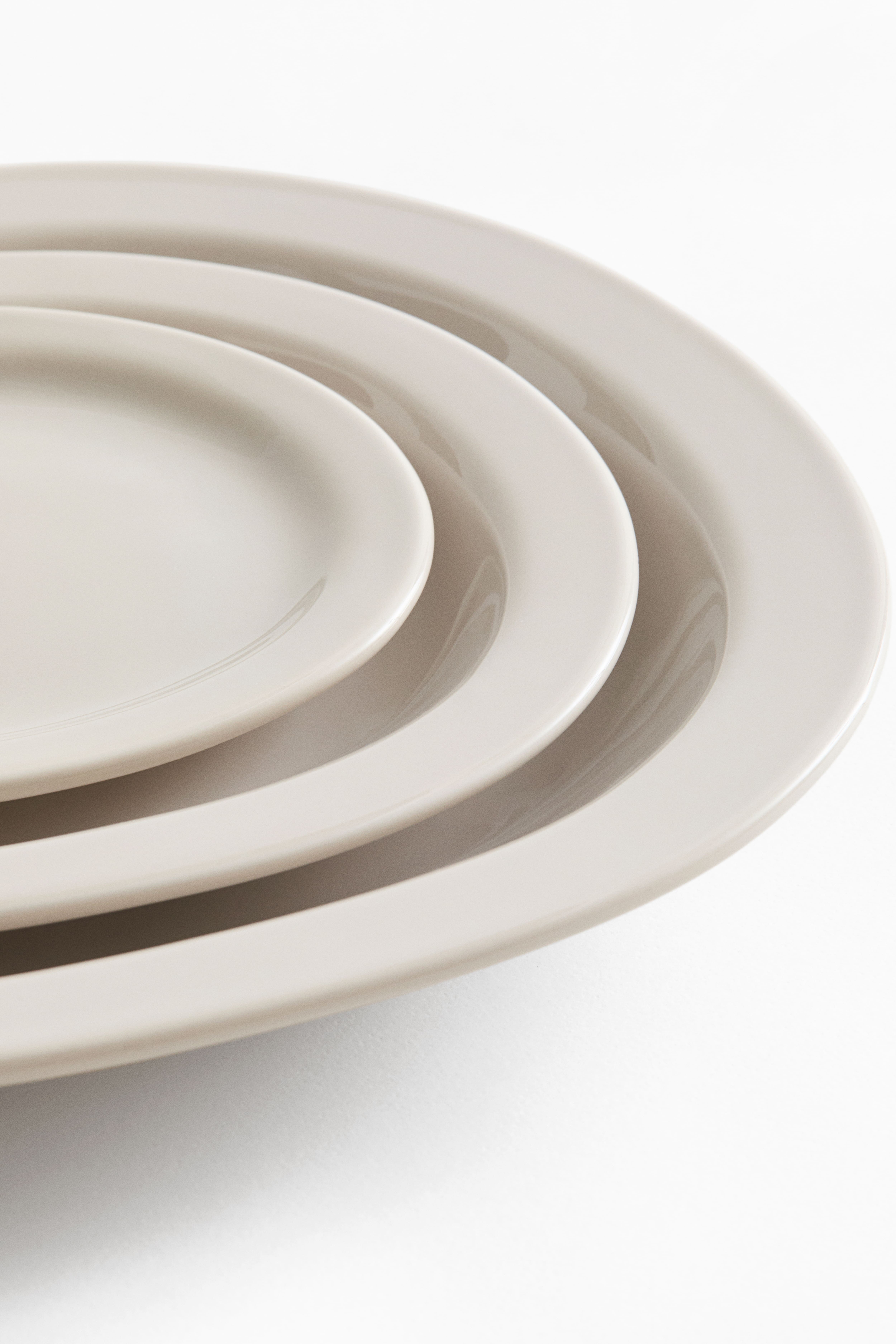 3-Piece Porcelain Serving Plate Set