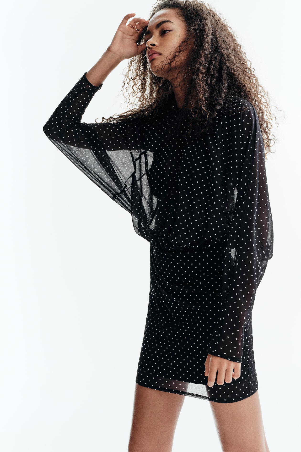 Printed Mini Dress - image 5