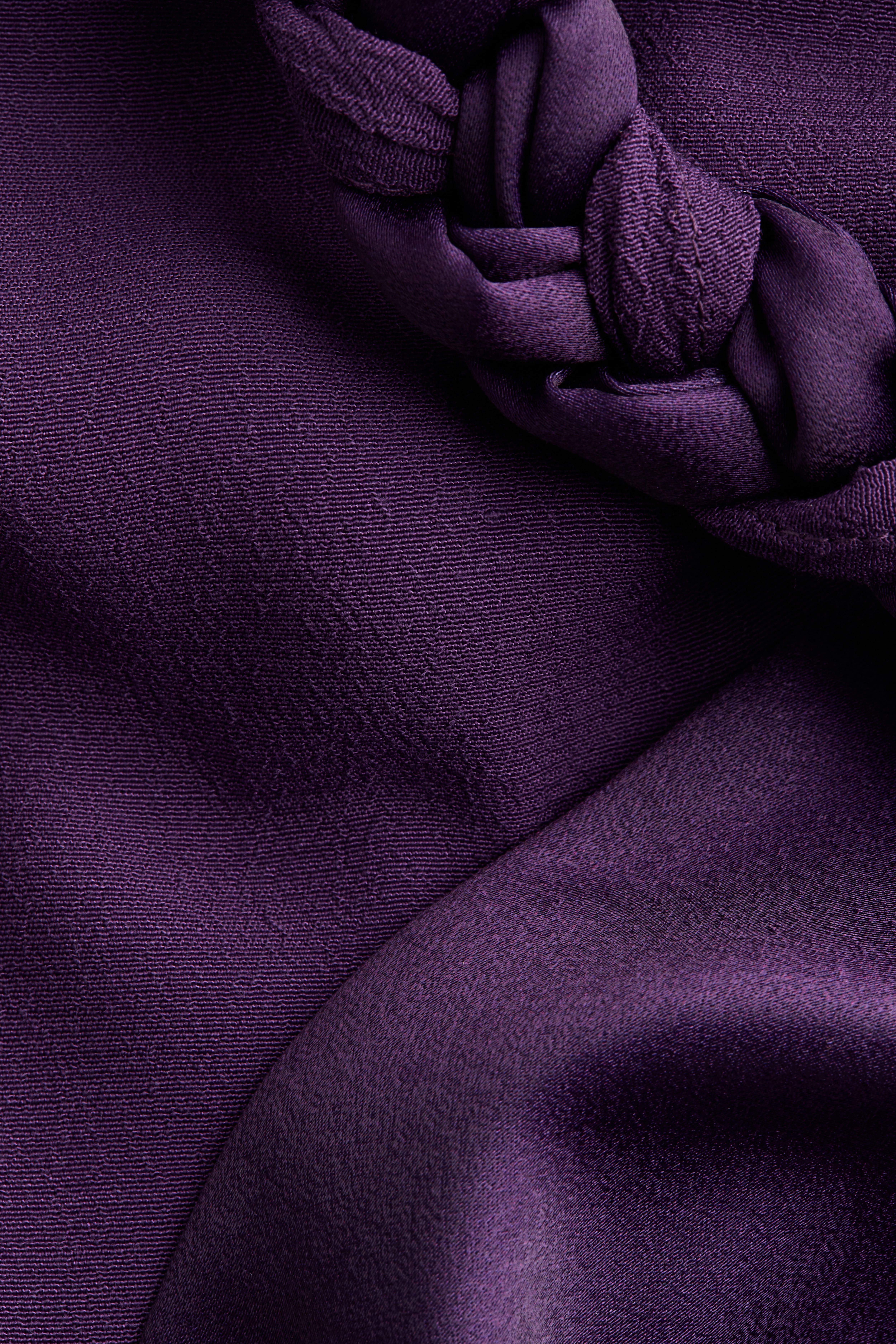 Braided-Detail One-Shoulder Dress