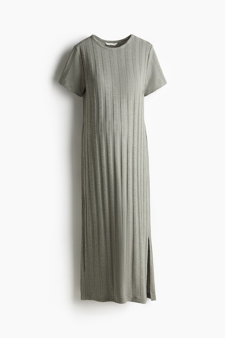 open lace back dress Astr The Label | One Shoulder Midi Sweater Dress in Charcoal