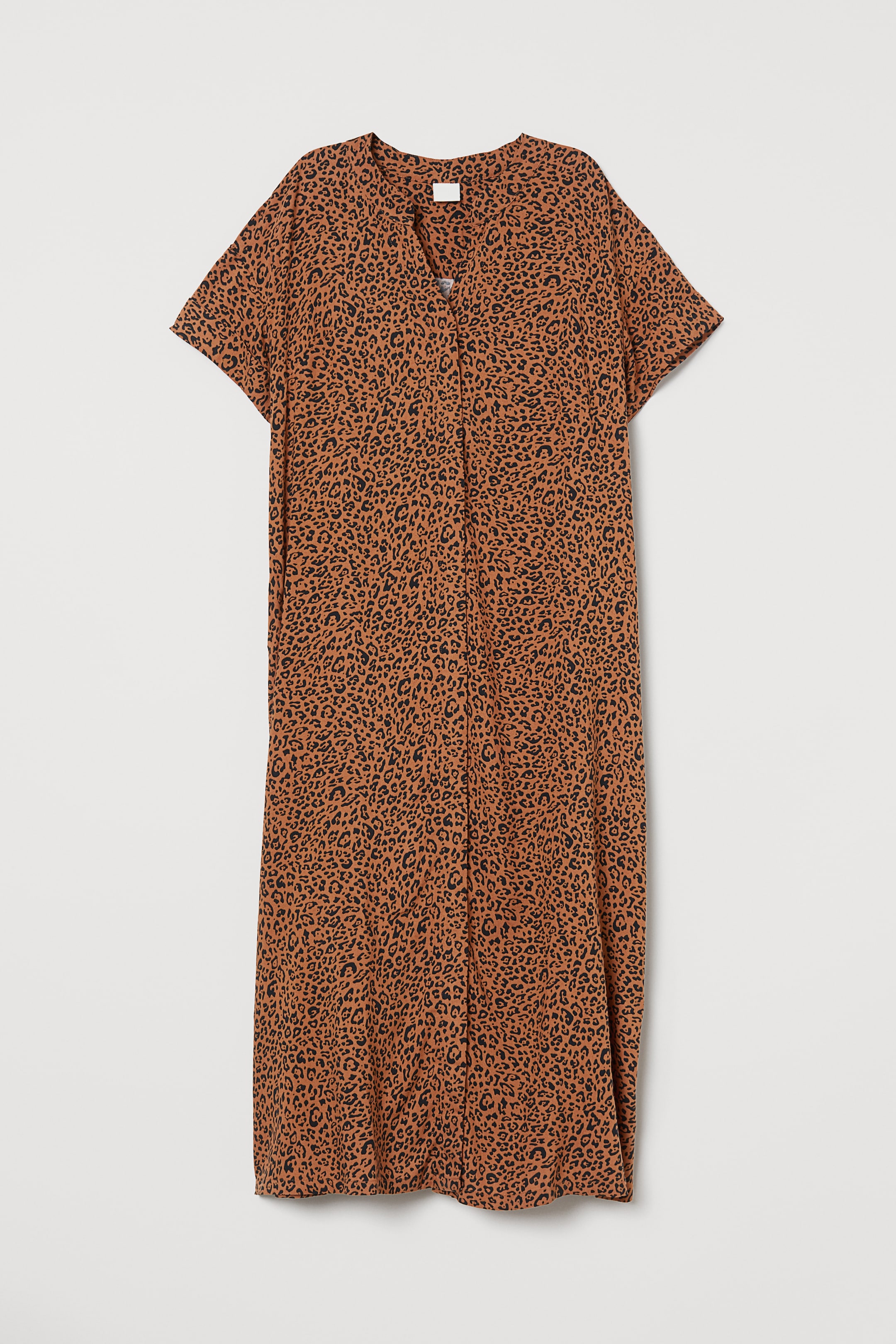View larger image: Kaftan dress - Light brown/Leopard print - Ladies | H&M IE 1