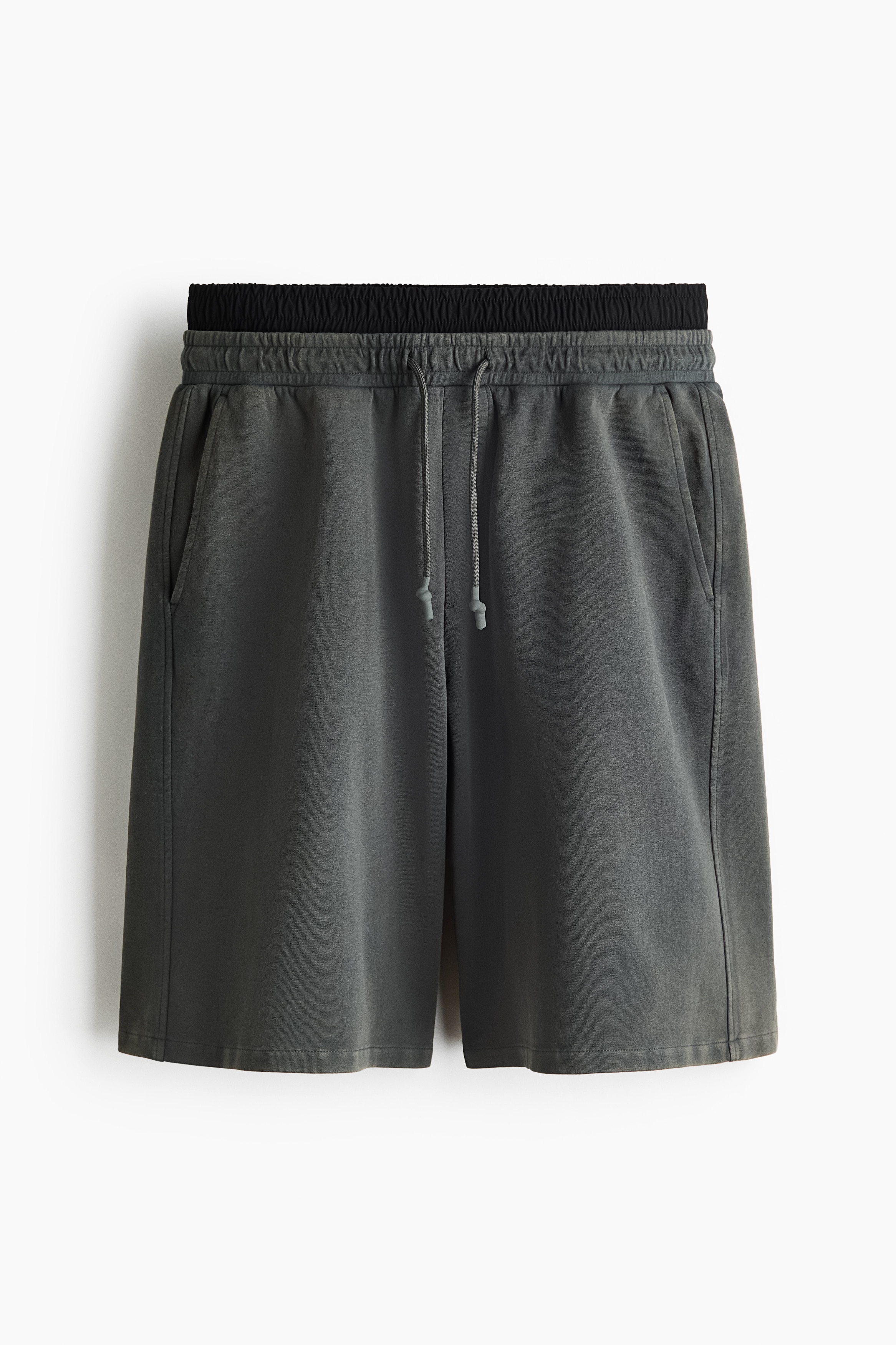 ルーズフィット インターロックショートパンツ - ブラック - Men | H&M JP