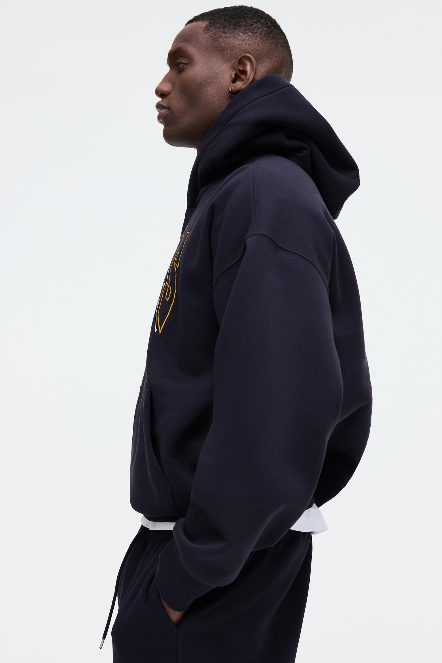 Oversized Fit Printed hoodie - Dark blue/NBA/Black/Iron Maiden - 3