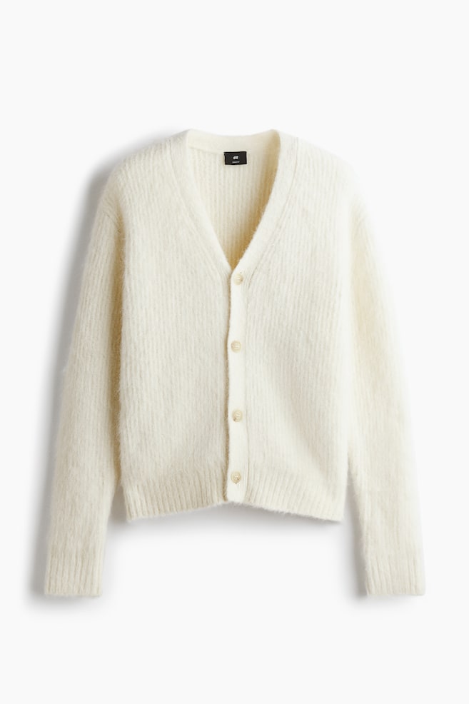 Vest van alpacawolmix Loose Fit - Roomwit - 1