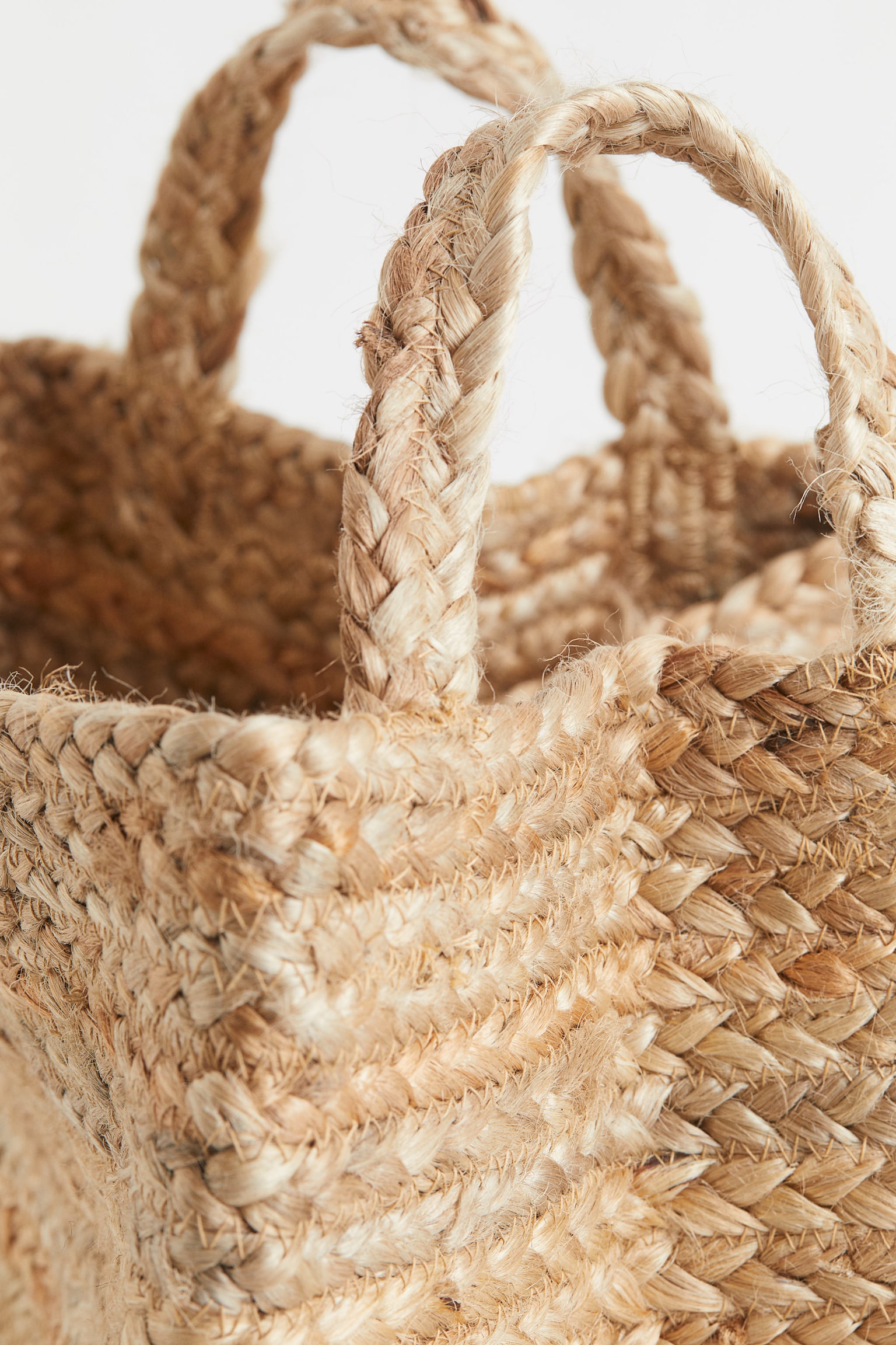 Jute storage basket - Natural - 3