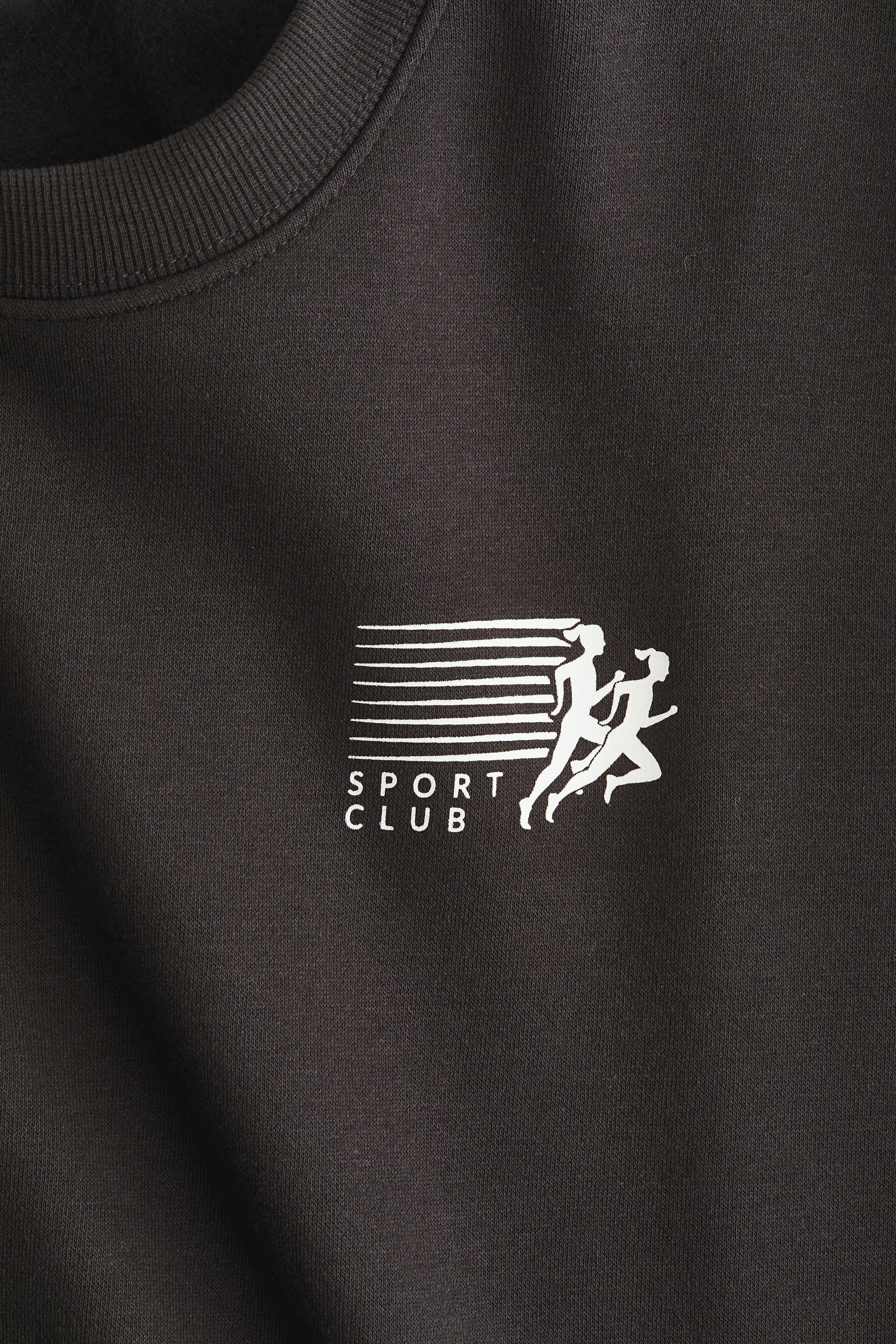 View larger image: Print-motif sweatshirt - Dark grey/Sport Club - Ladies | H&M IN 2