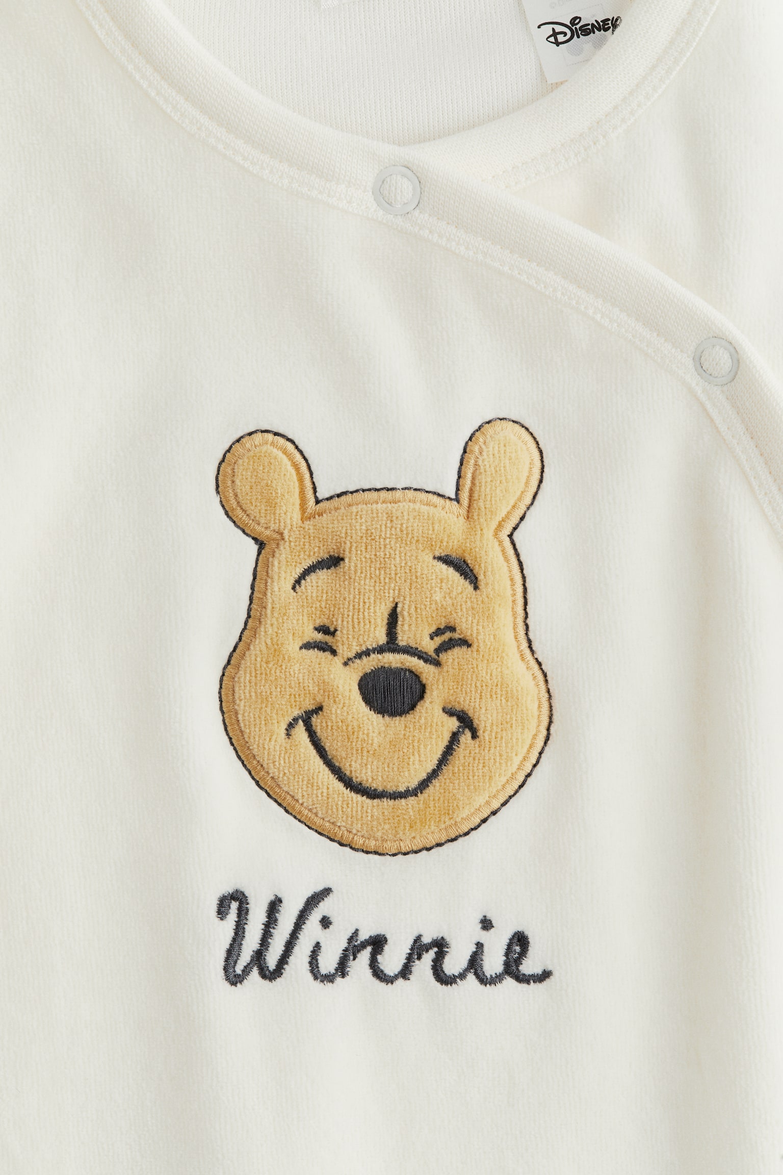 벨루어 파자마 수트 - 화이트/곰돌이 푸 - 2