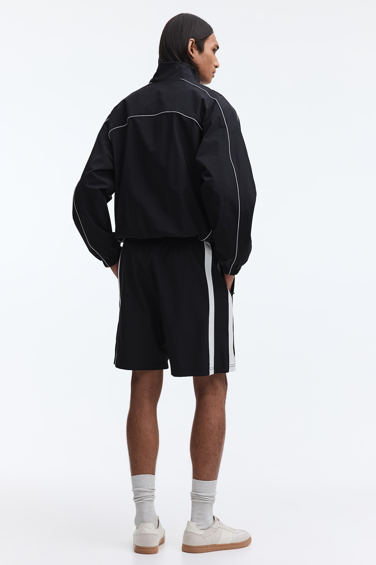 Shorts sportivi Regular Fit - Nero/color block/Verde scuro/color block/Bordeaux/color block - 7