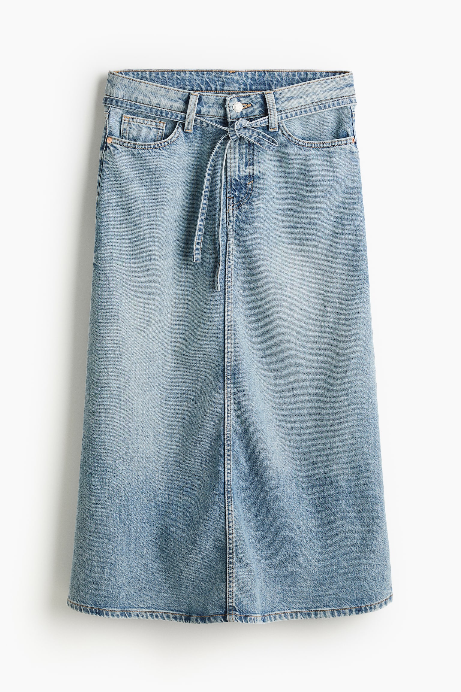 Feather Soft Denim skirt - Light denim blue/Pale denim blue - 2