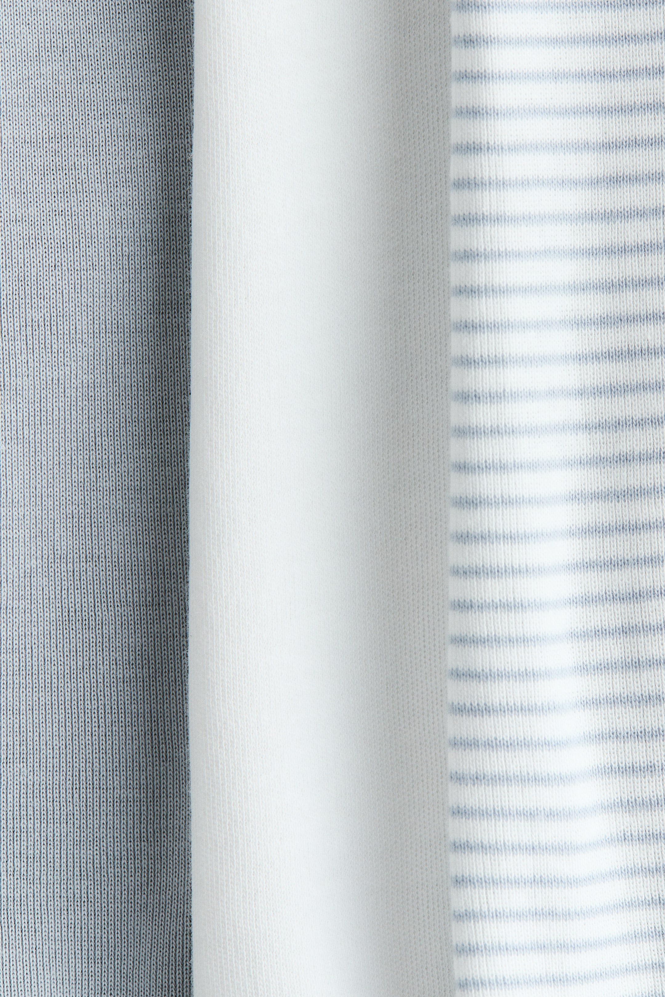 Zobrazit větší obrázek: Legíny s ohrnovacím pasem 3 kusy - Tlumená bleděmodrá - DĚTI | H&M CZ 2