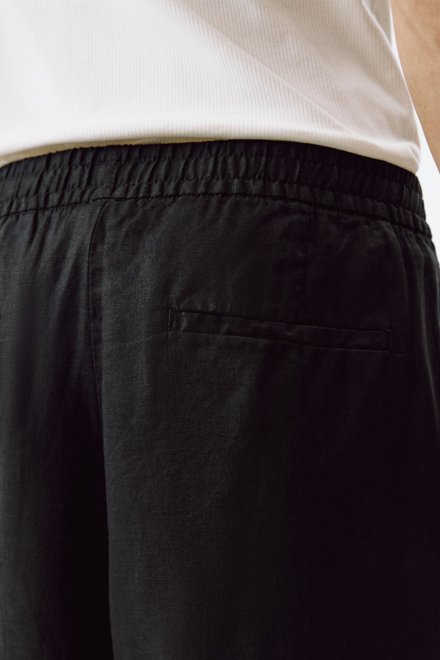 Loose Fit Linen trousers - 8