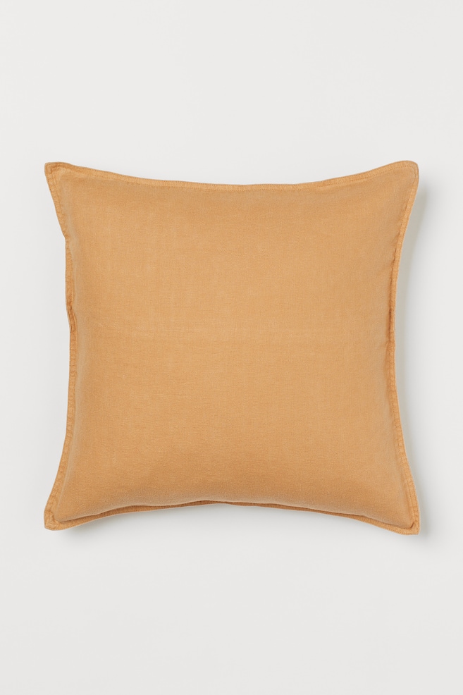 Washed linen cushion cover - Light ochre/Linen beige/Anthracite grey/Light brown/dc/dc/dc/dc/dc/dc/dc/dc/dc/dc/dc/dc/dc/dc/dc/dc/dc - 4