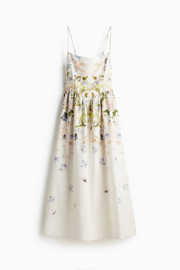 white christmas dresses Strappy Dress in Melt