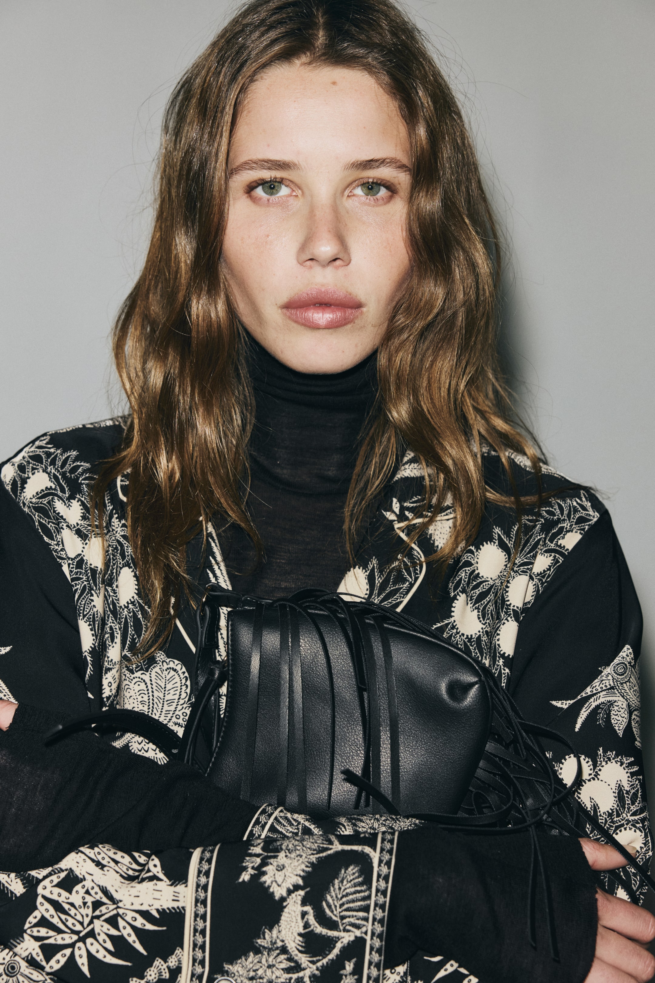 View larger image: Printed Resort Shirt - Black/patterned - Ladies | H&M US 1