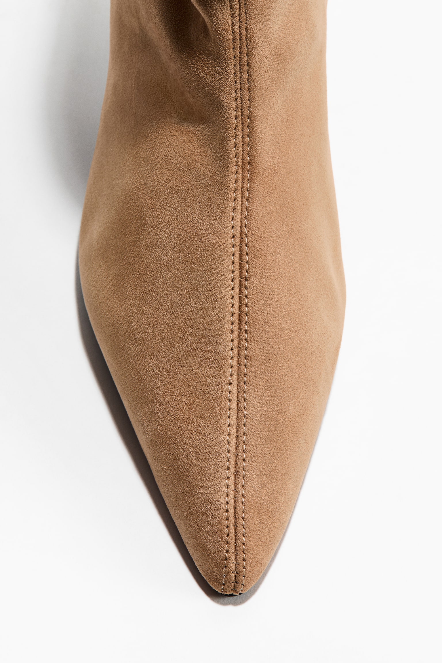 Heeled sock boots - Beige/Light beige/Dark brown/Brown - 4