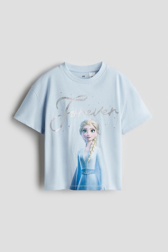 Детские футболки H&M Printed Cotton T-Shirt