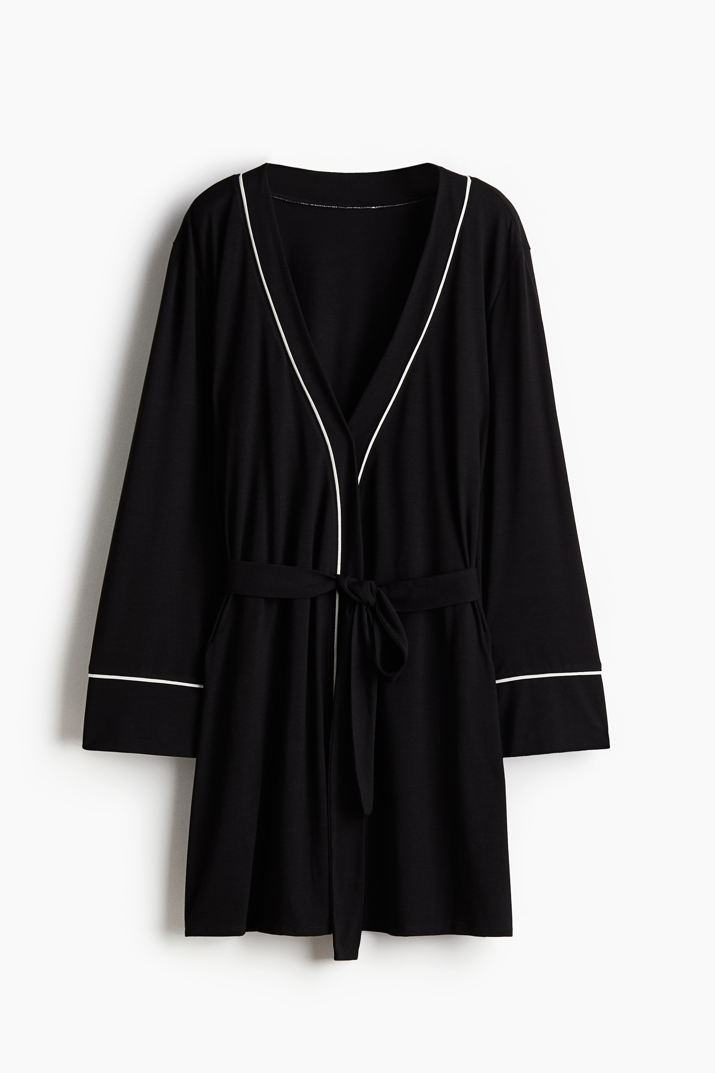 Viscose-blend dressing gown