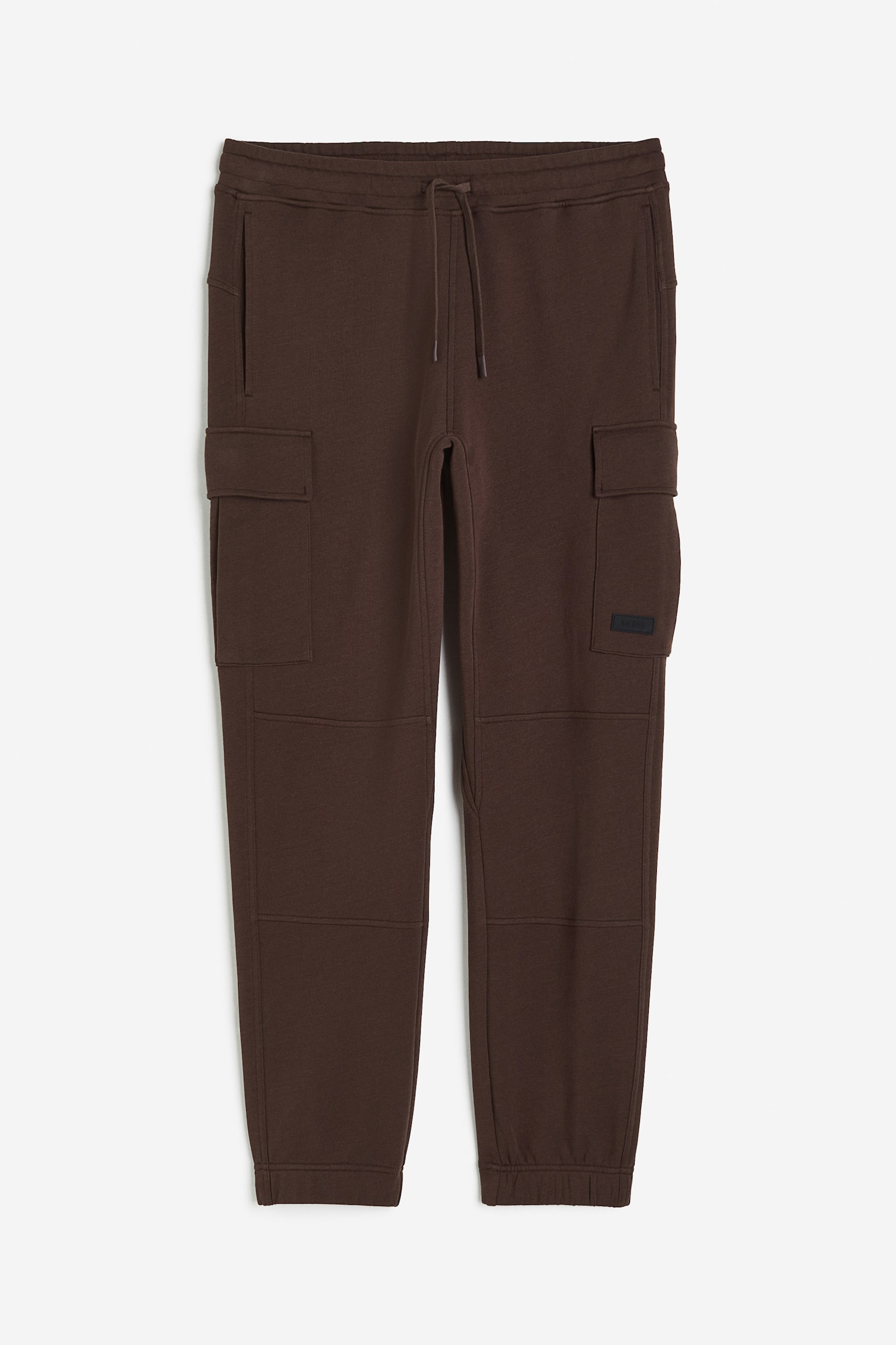 Regular Fit Cargo Joggers In DryMove™ Cotton - Dark brown/Black/Khaki green - 2